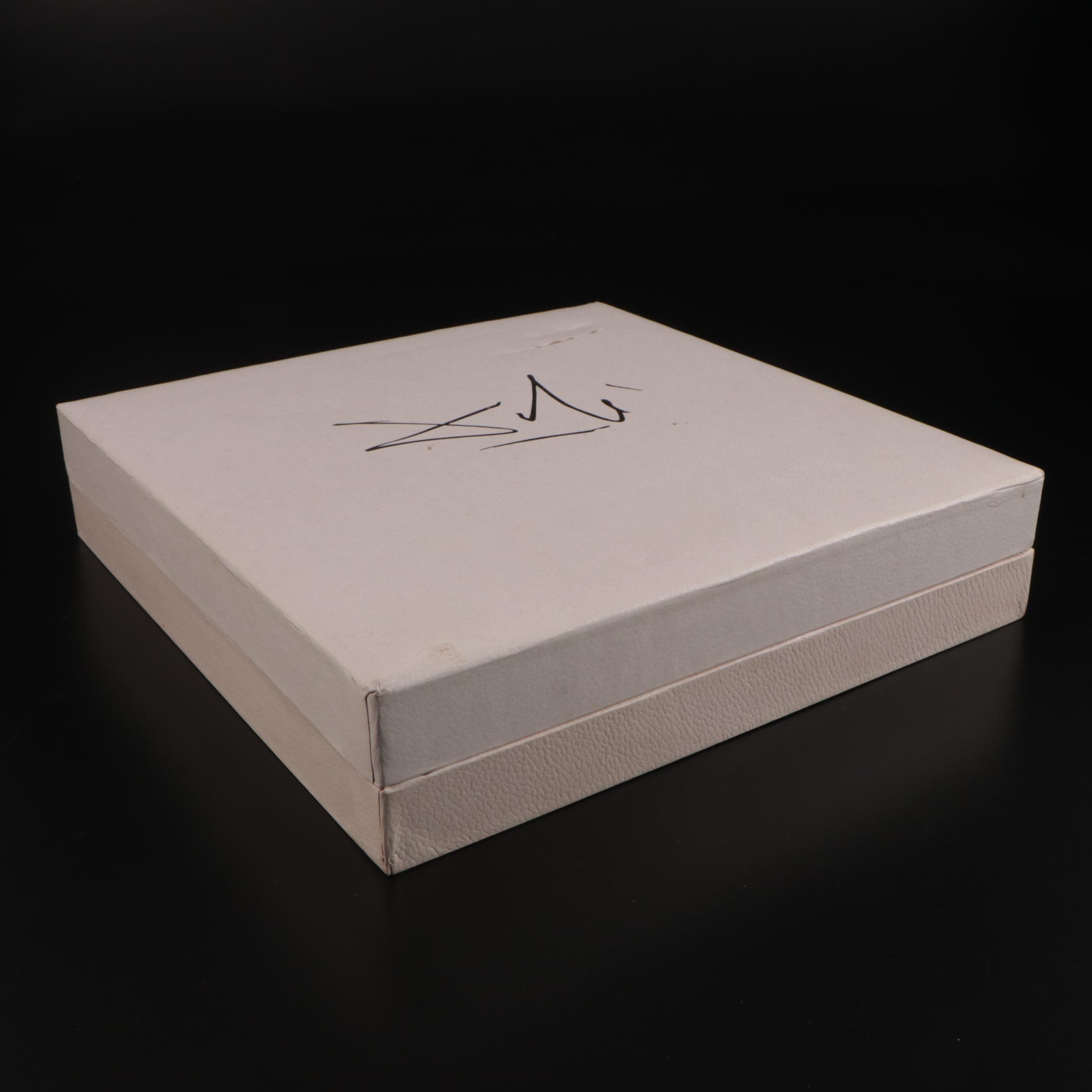 Lincoln Mint "Easter Christ" Sterling Silver Plate by Salvador Dalí, 1972