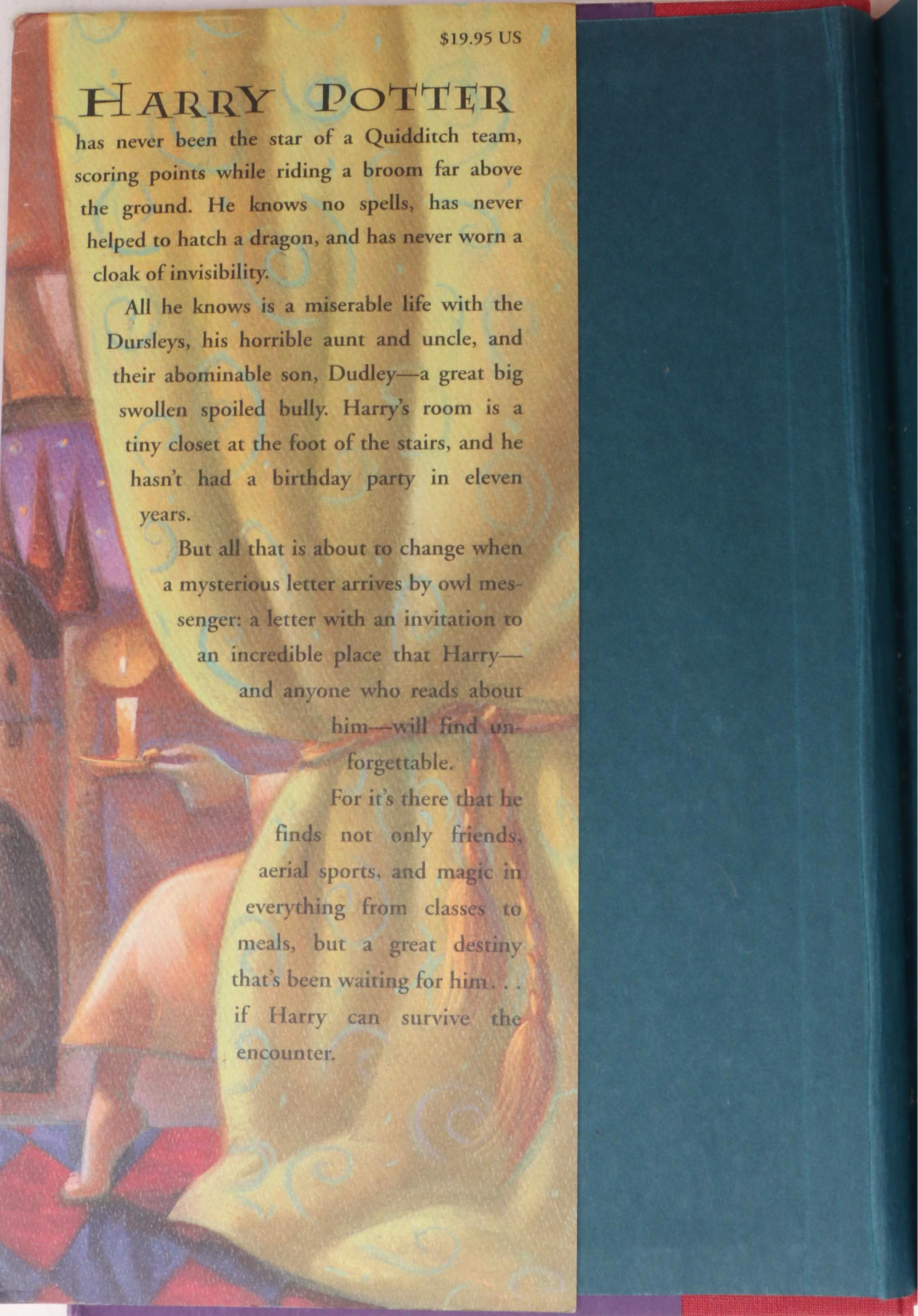 Complete "Harry Potter" Series by J.K. Rowling Including First American Editions