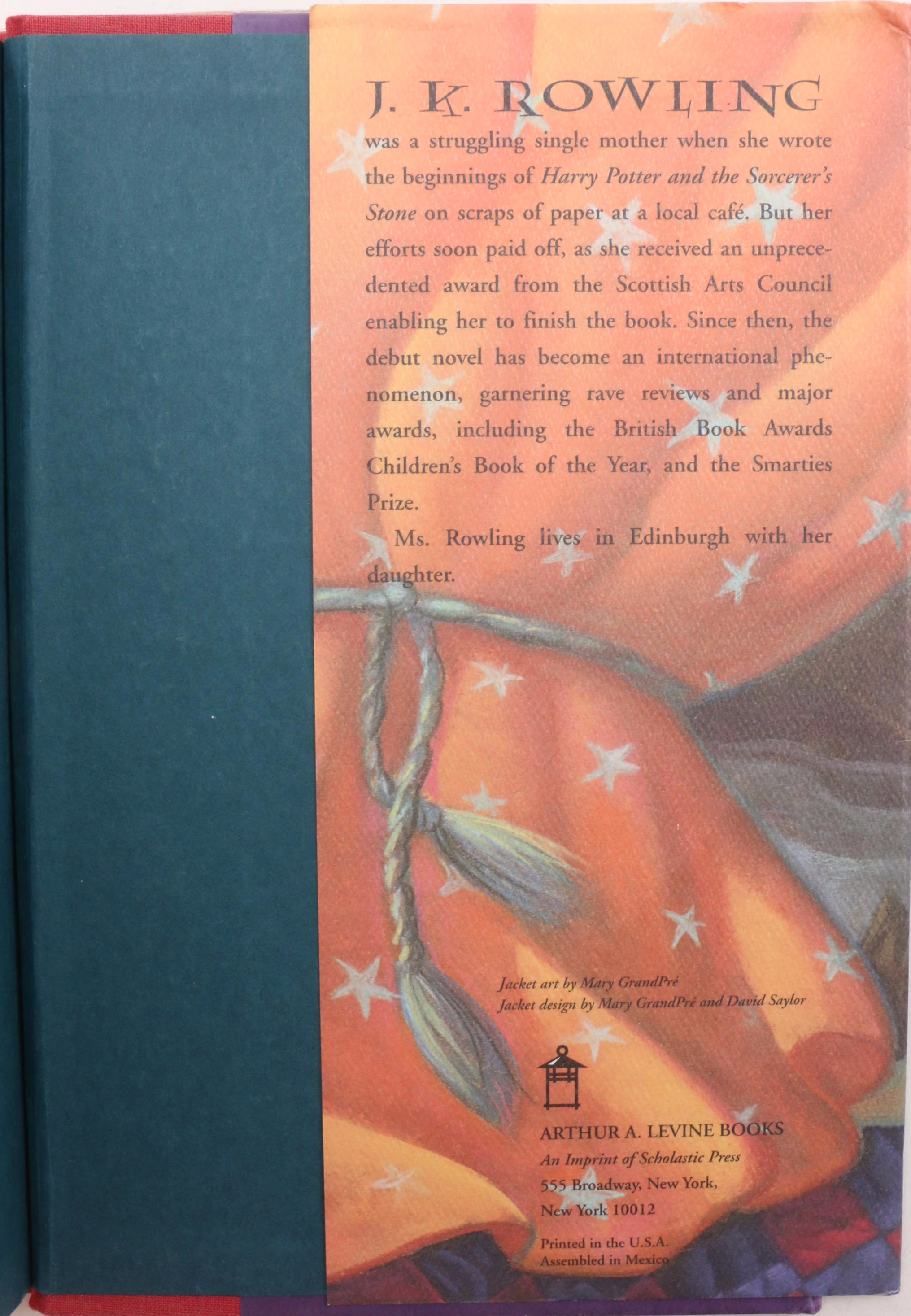 Complete "Harry Potter" Series by J.K. Rowling Including First American Editions