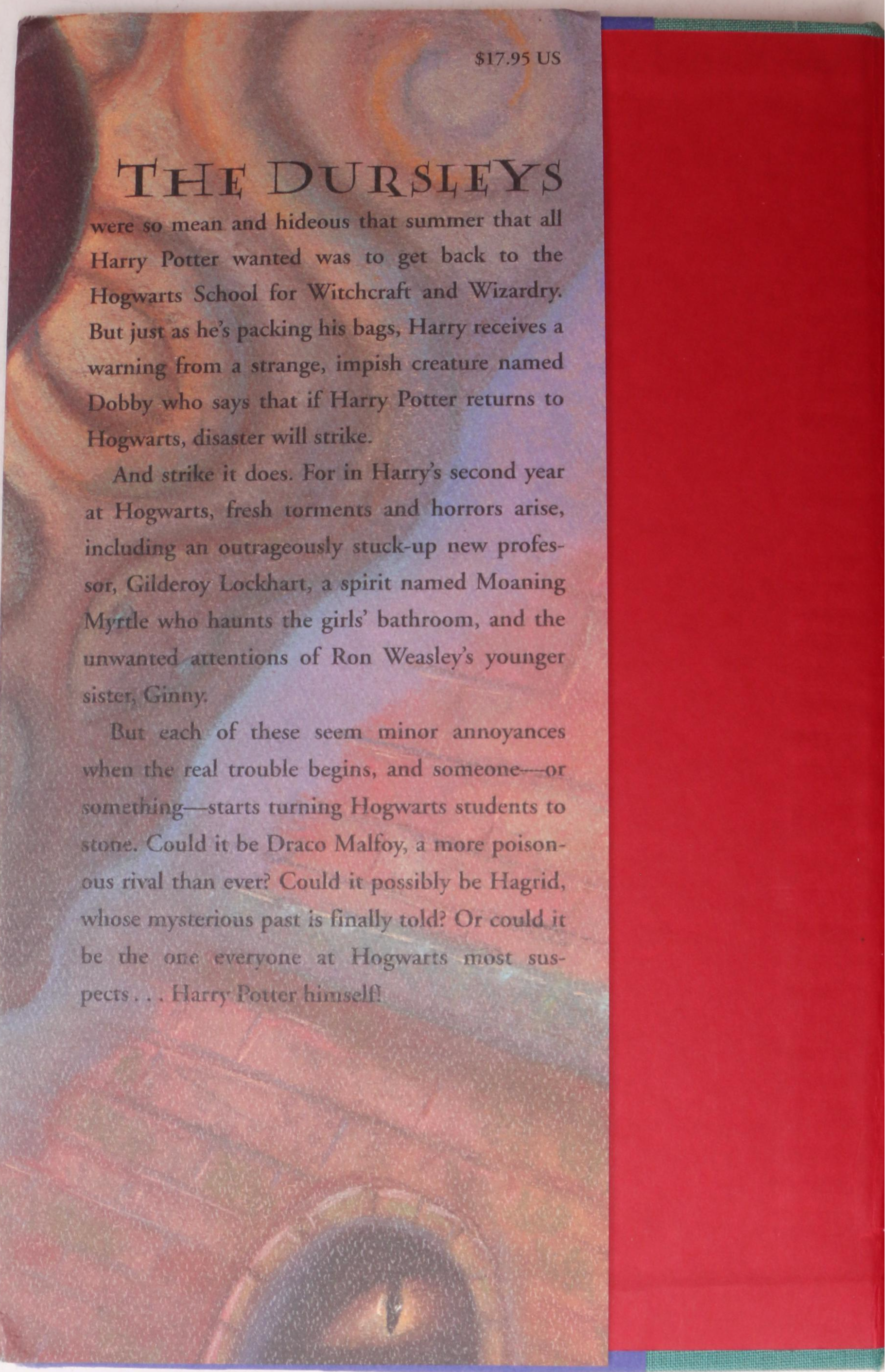 Complete "Harry Potter" Series by J.K. Rowling Including First American Editions