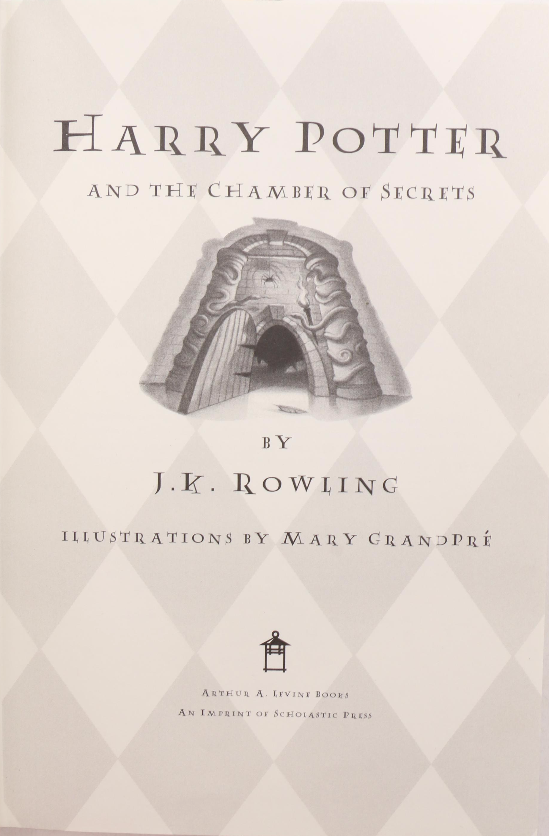 Complete "Harry Potter" Series by J.K. Rowling Including First American Editions