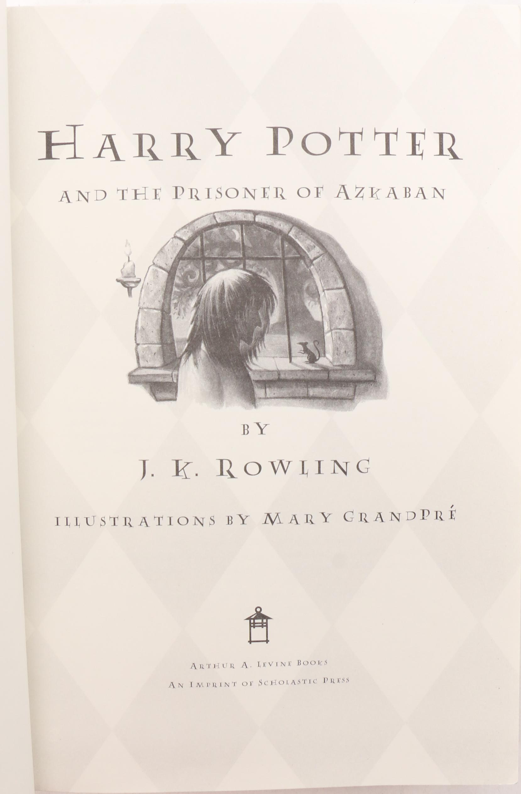 Complete "Harry Potter" Series by J.K. Rowling Including First American Editions