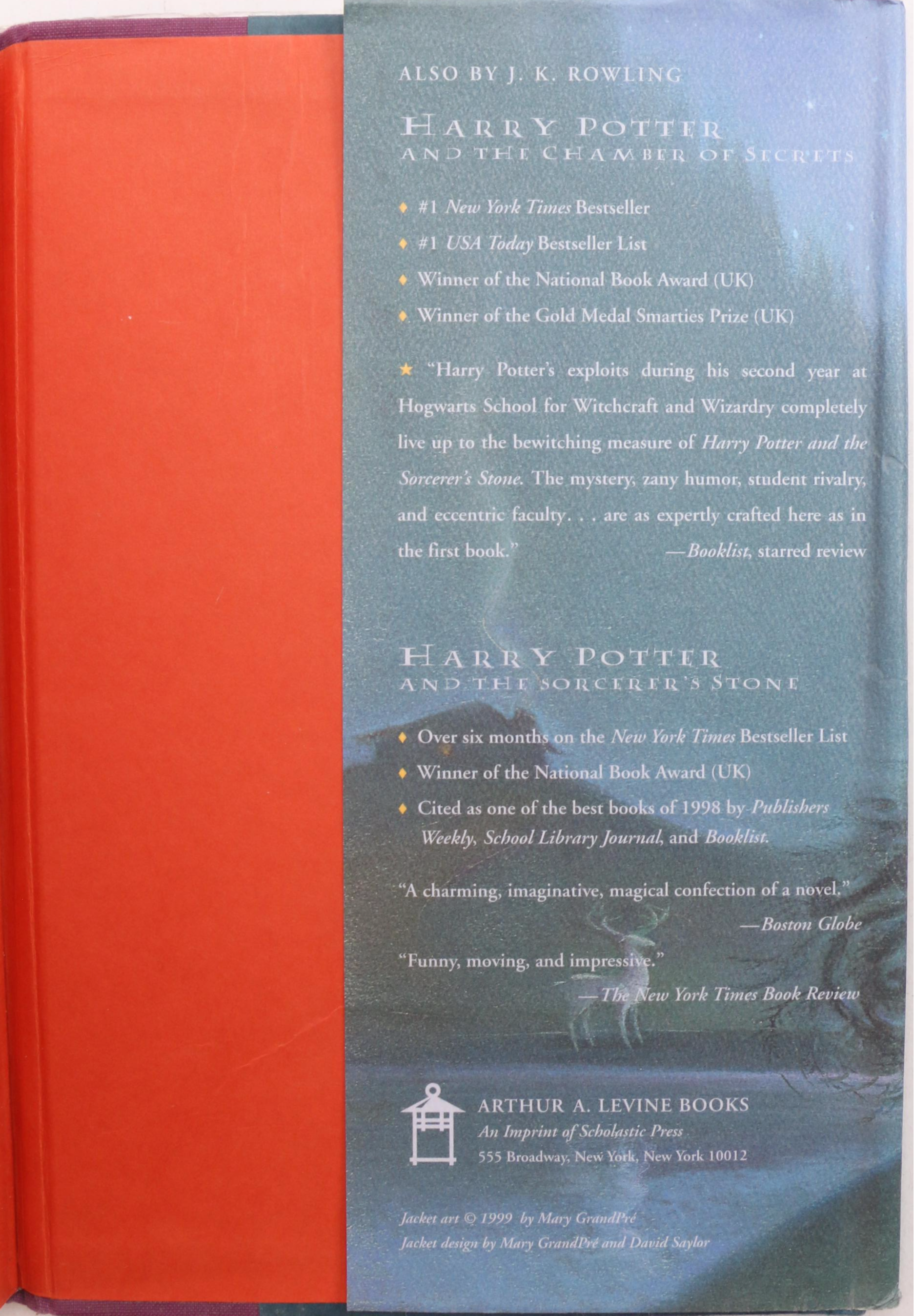 Complete "Harry Potter" Series by J.K. Rowling Including First American Editions