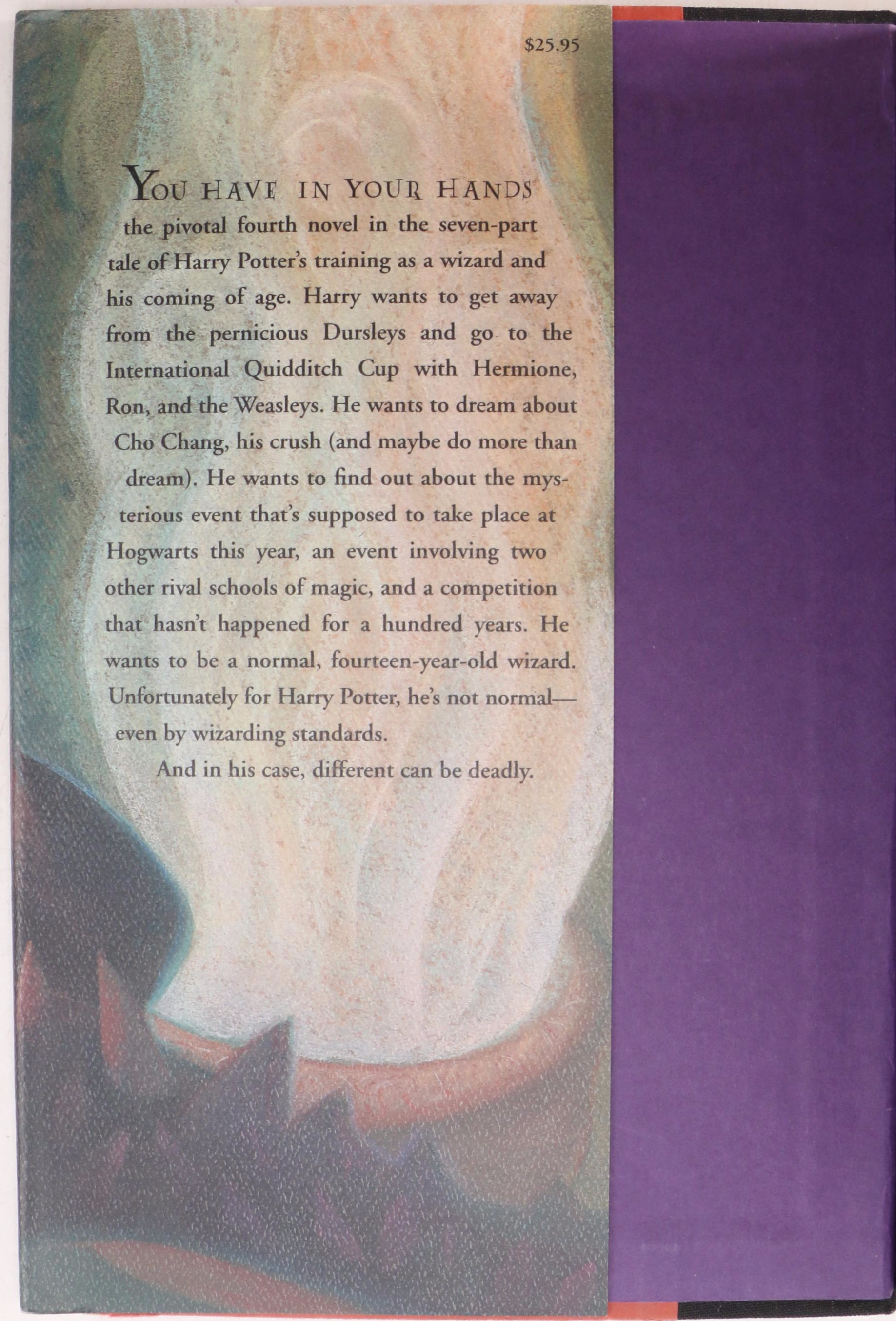 Complete "Harry Potter" Series by J.K. Rowling Including First American Editions