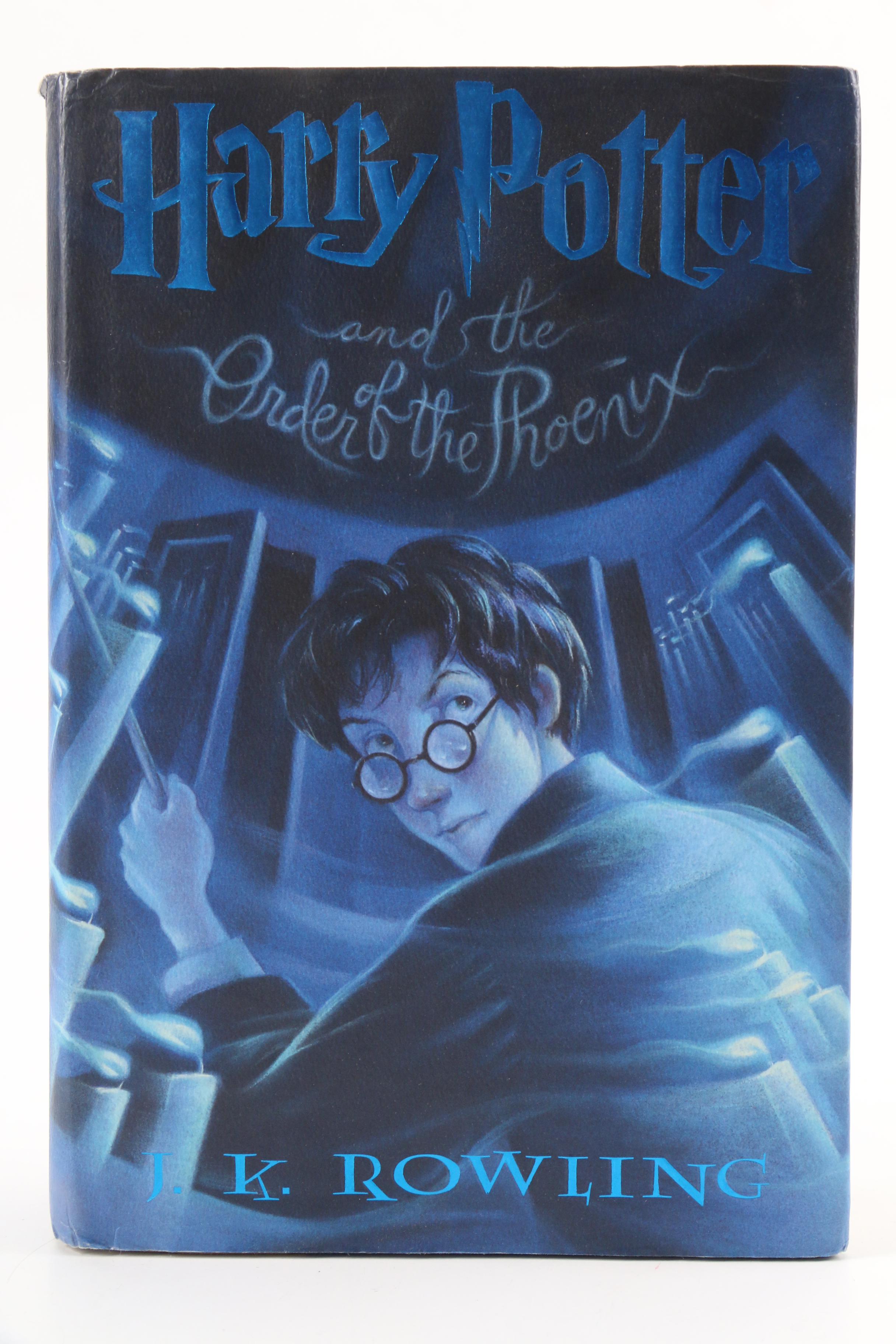 Complete "Harry Potter" Series by J.K. Rowling Including First American Editions