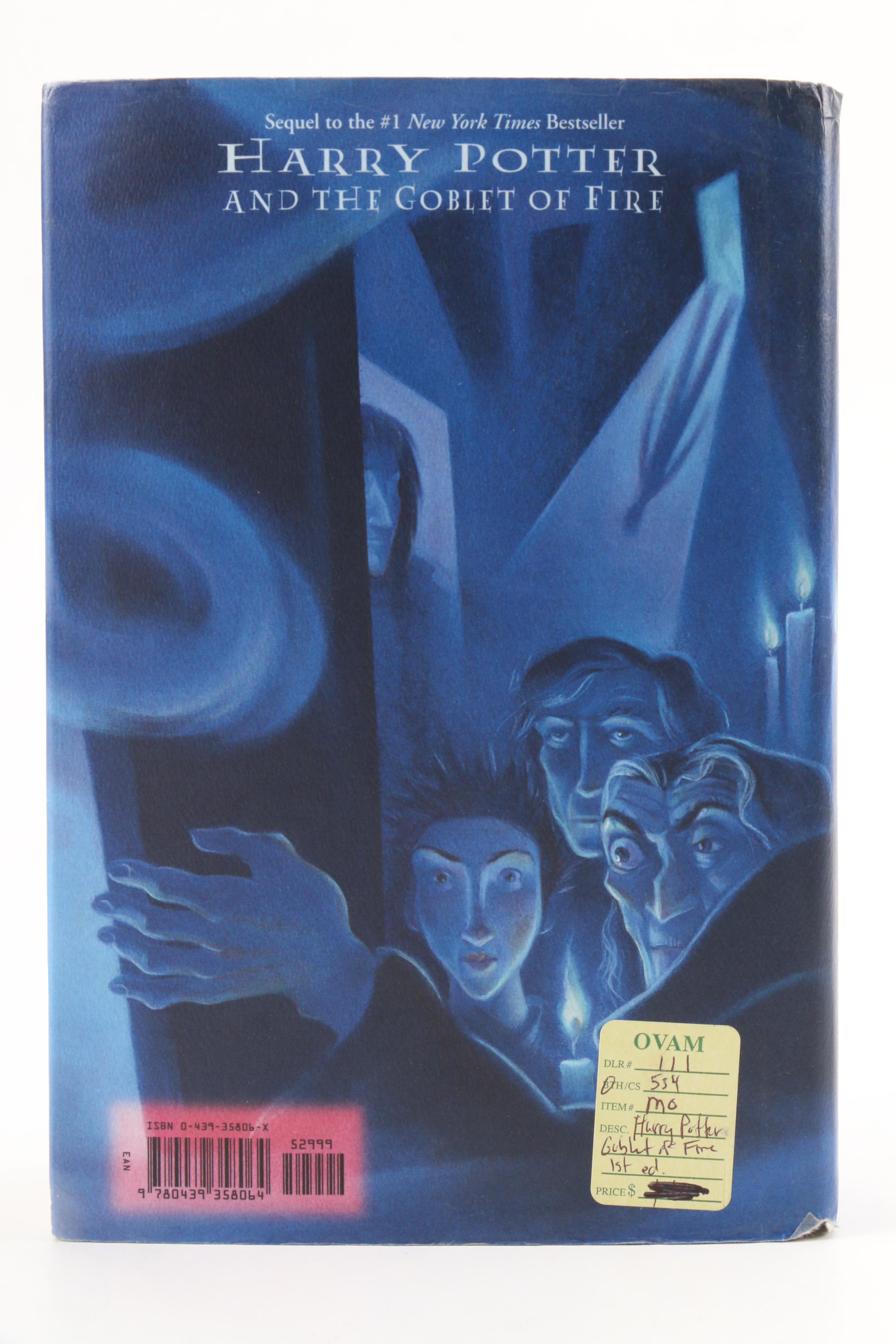 Complete "Harry Potter" Series by J.K. Rowling Including First American Editions