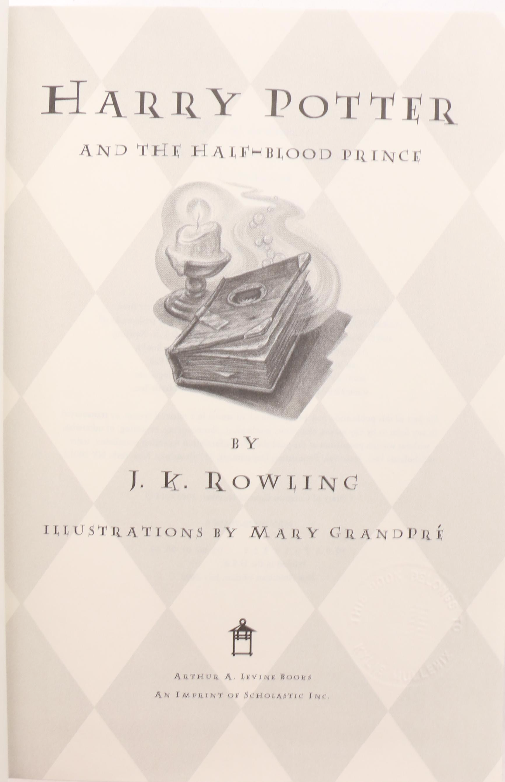 Complete "Harry Potter" Series by J.K. Rowling Including First American Editions