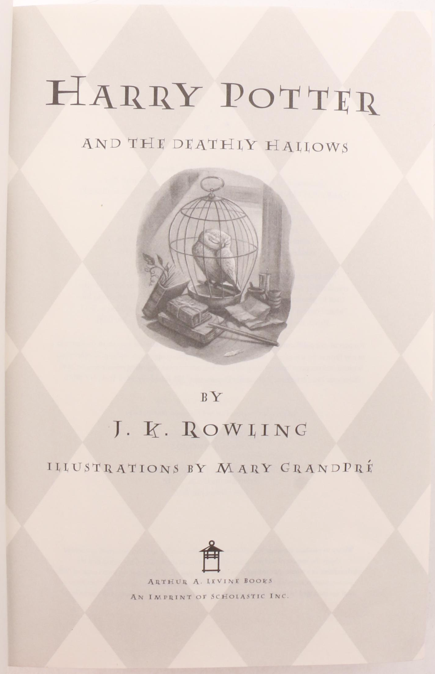 Complete "Harry Potter" Series by J.K. Rowling Including First American Editions