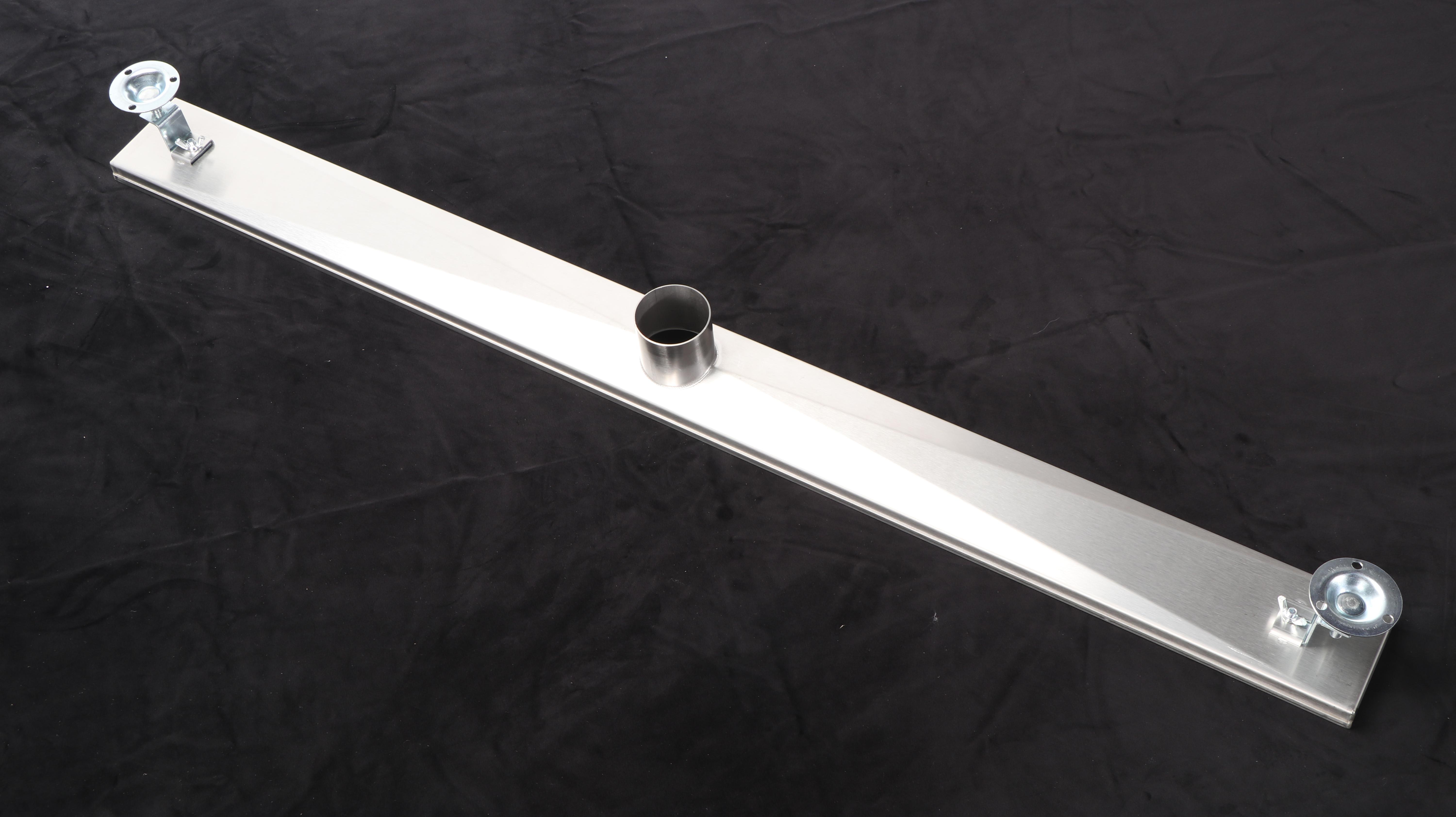 Brushed Stainless Steel 40" Linear Tile-In Shower Drain