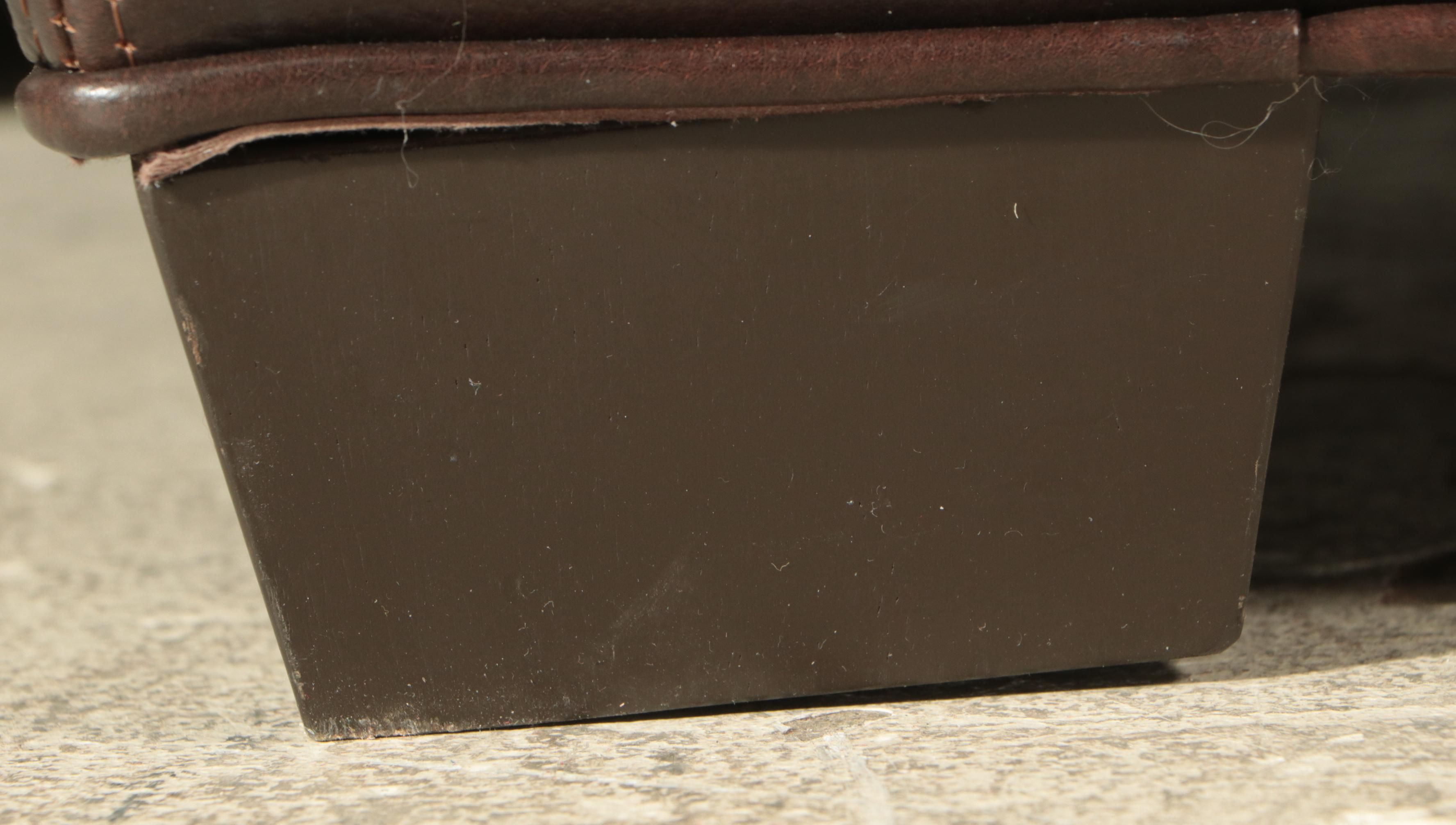 Arhaus "Brentwood" Leather Two-Piece Sectional Sofa with Chaise