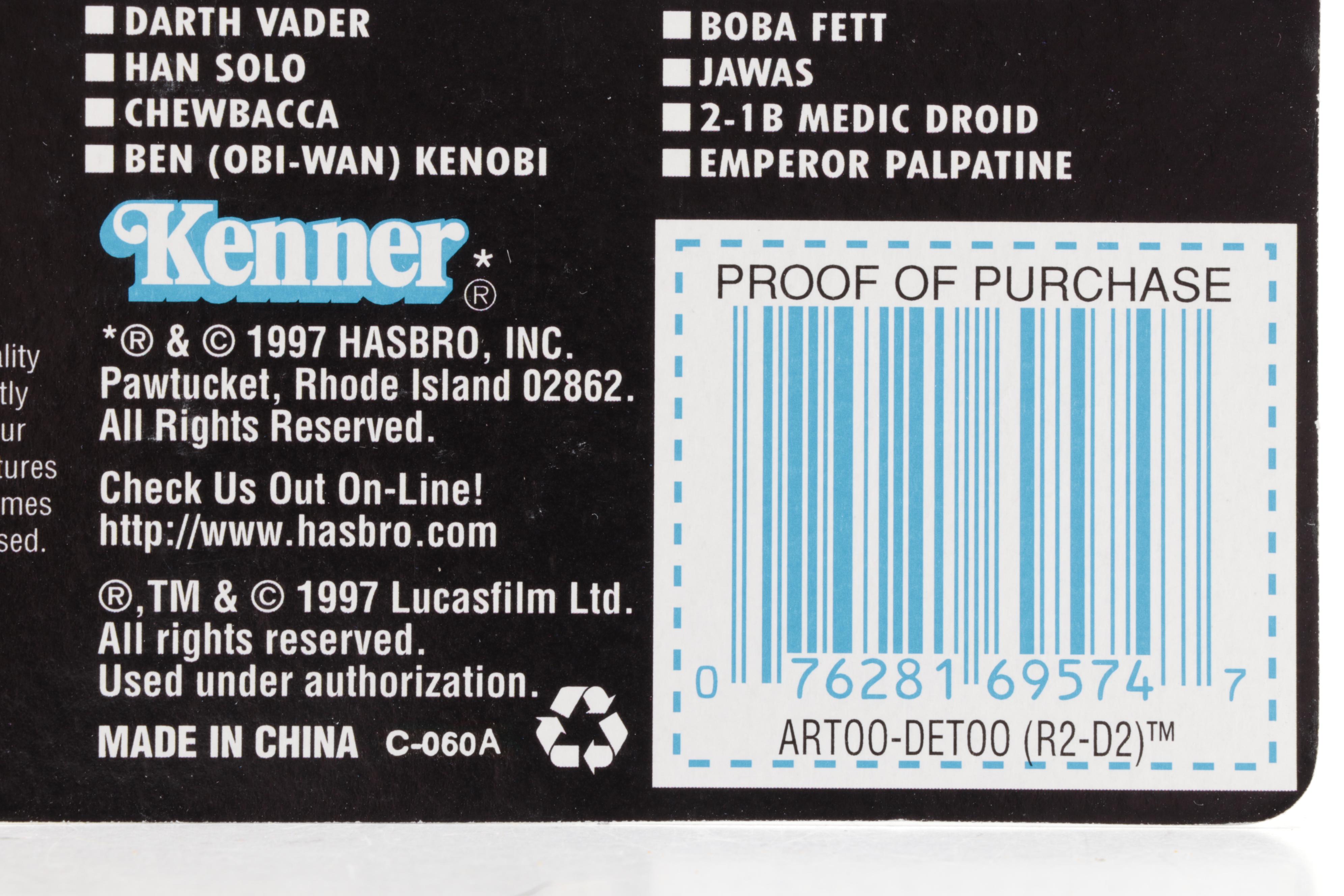 Kenny Baker Signed Star Wars R2-D2 Kenner Action Figure