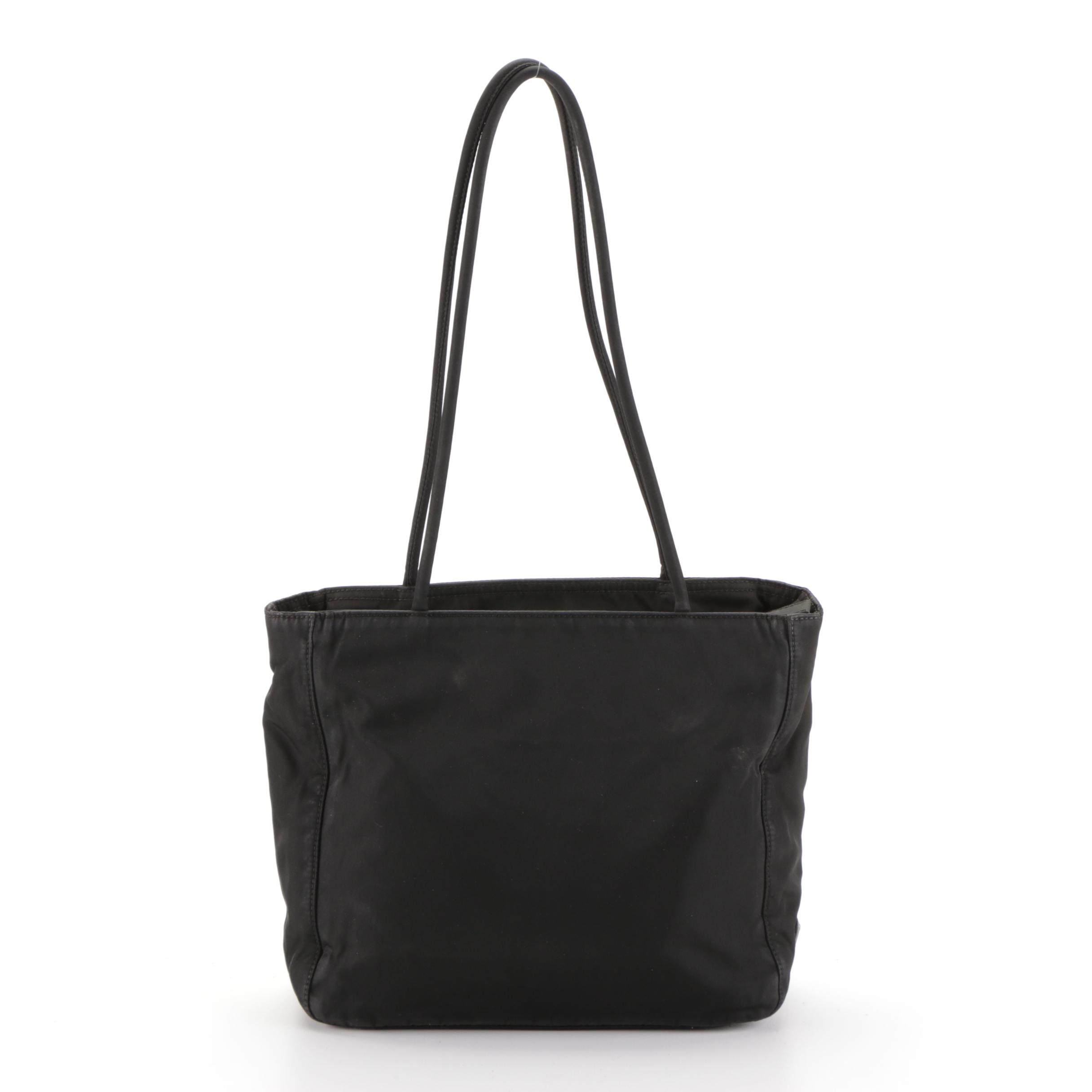 Prada Tote Bag in Black Tessuto Nylon