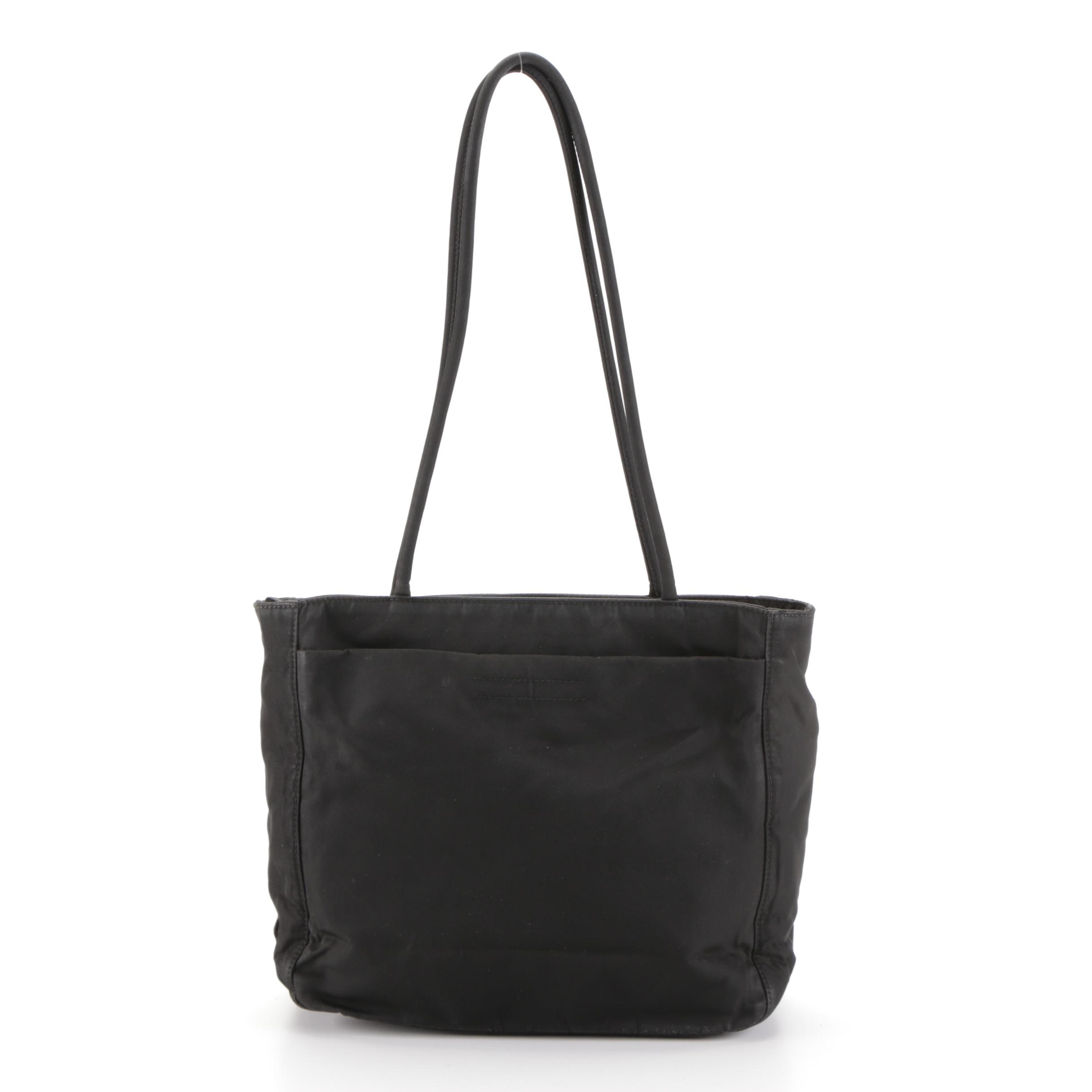 Prada Tote Bag in Black Tessuto Nylon