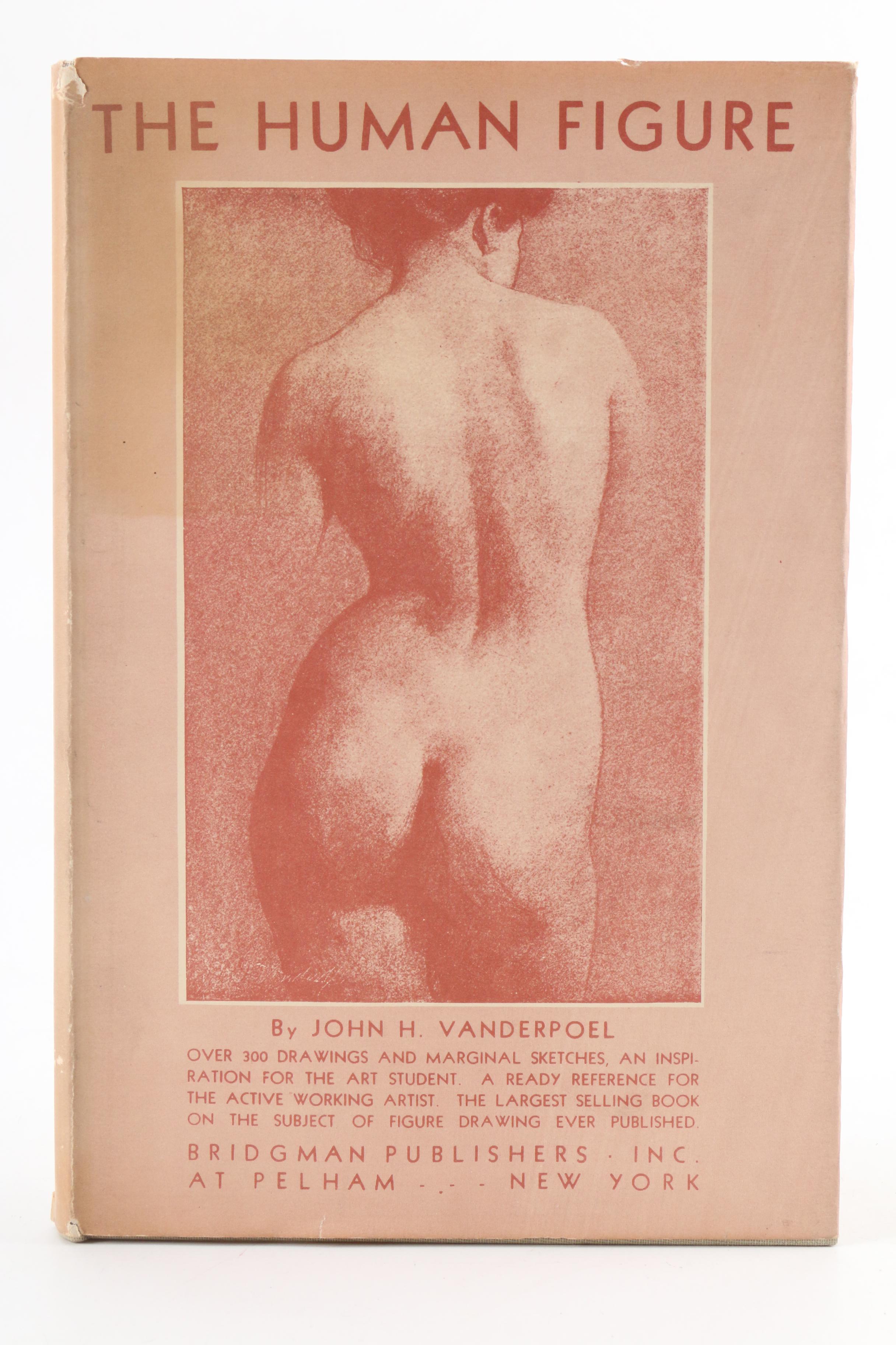 First Edition "Anatomy for Artists" by John Marshall with More Art Anatomy Books