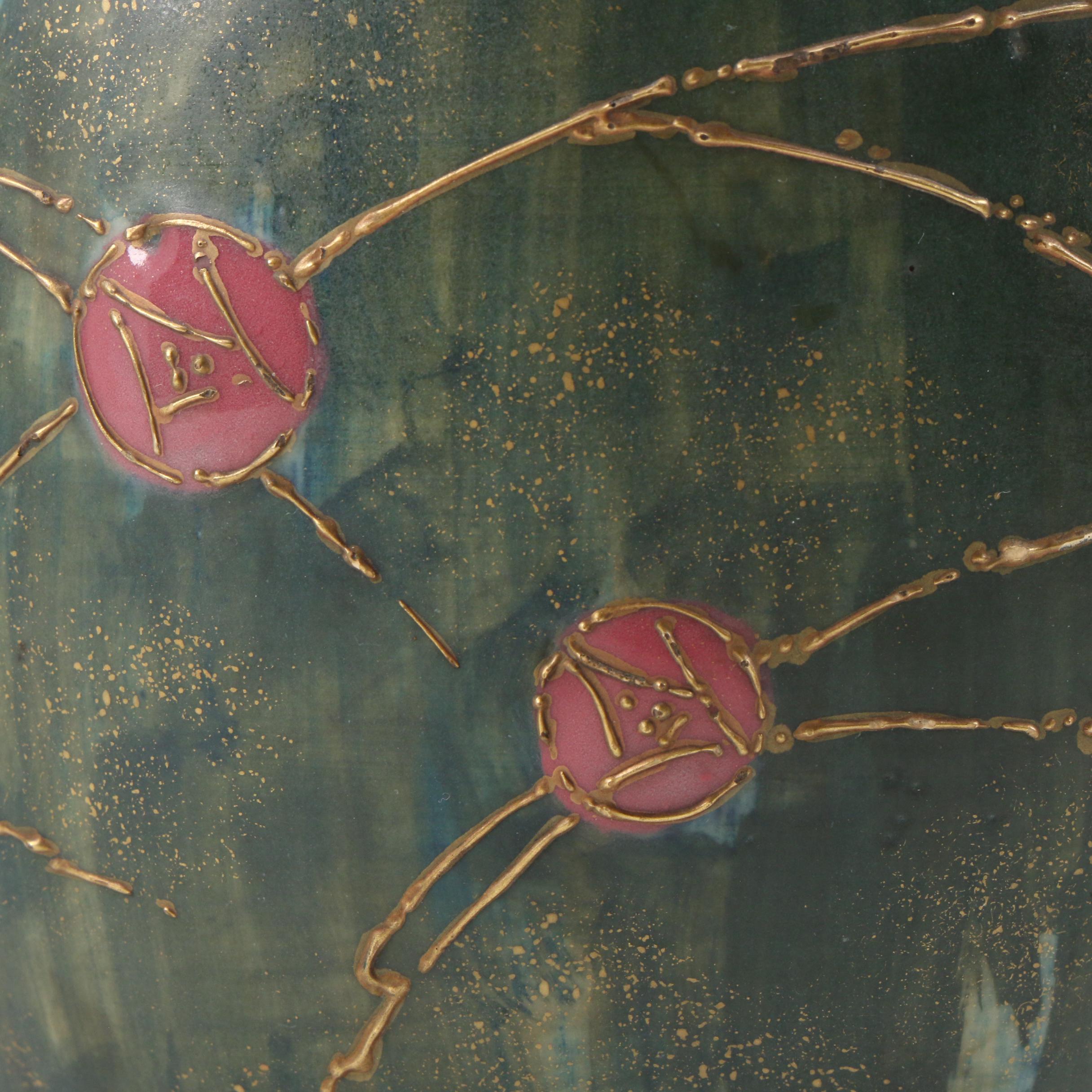 RStK Turn-Teplitz Amphora Art Nouveau Princess Porcelain Vase