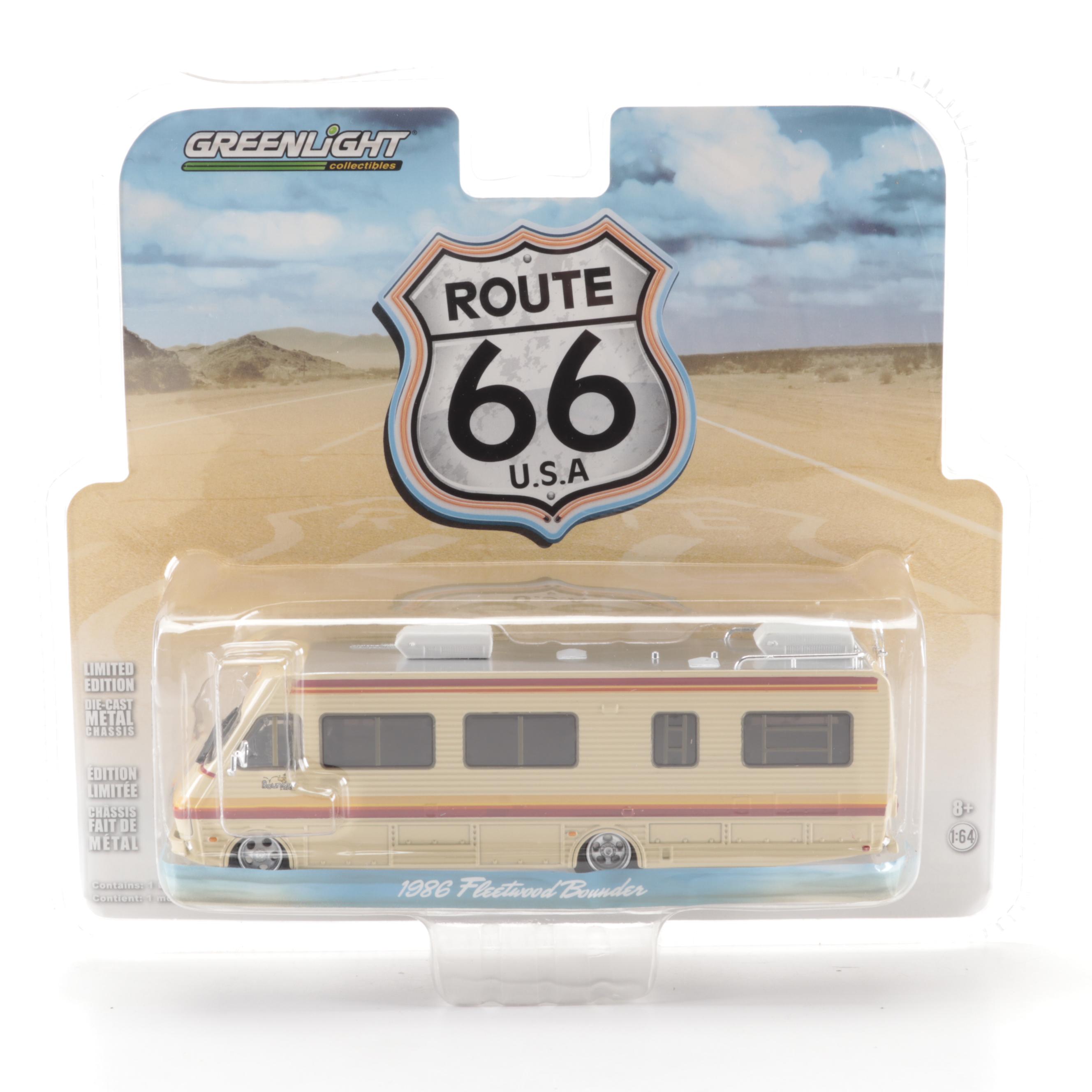 Greenlight Route 66 Fleetwood Bounder RV Diecast Models