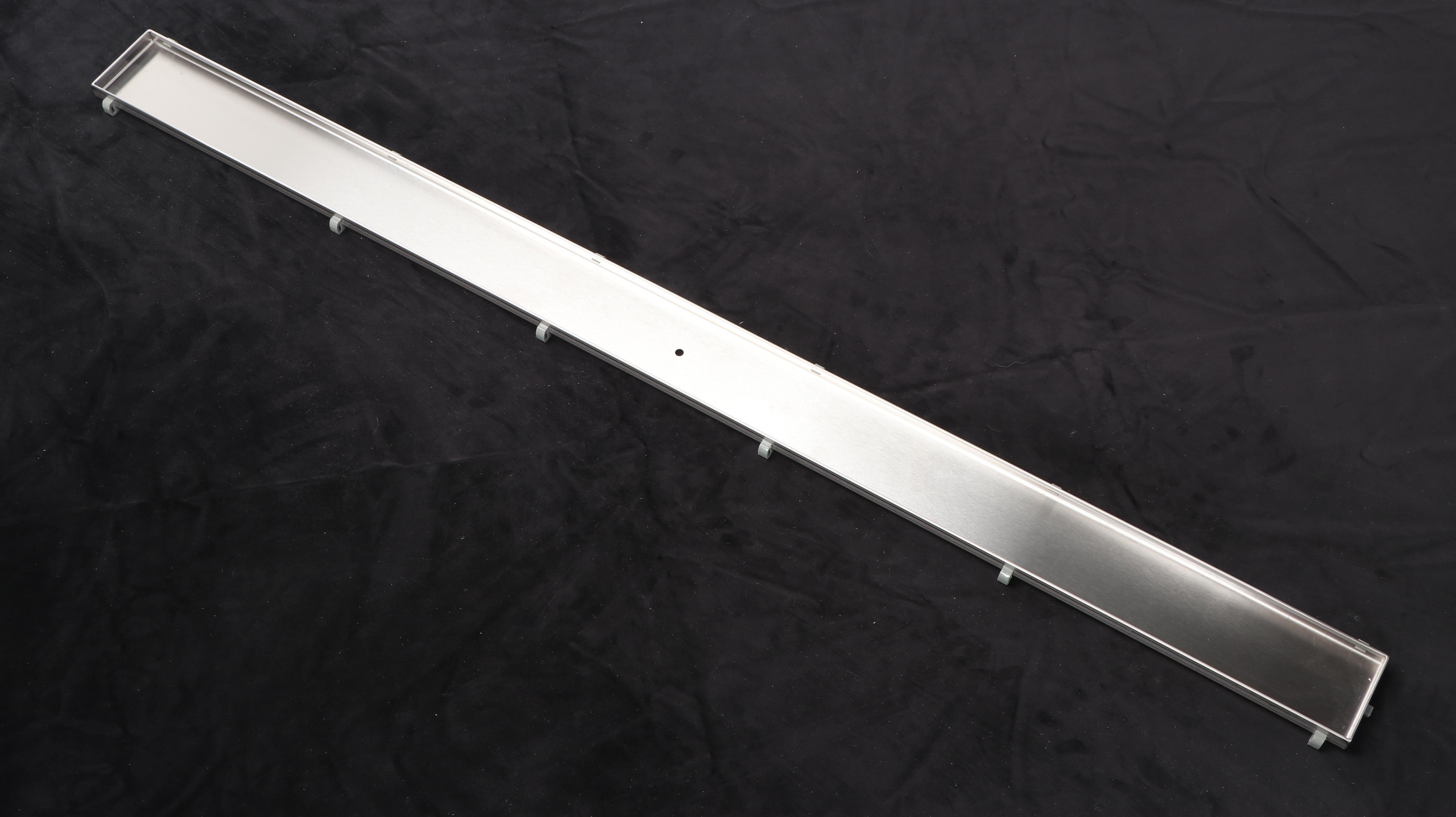 40" Linear Shower Drain in Brushed Stainless Steel