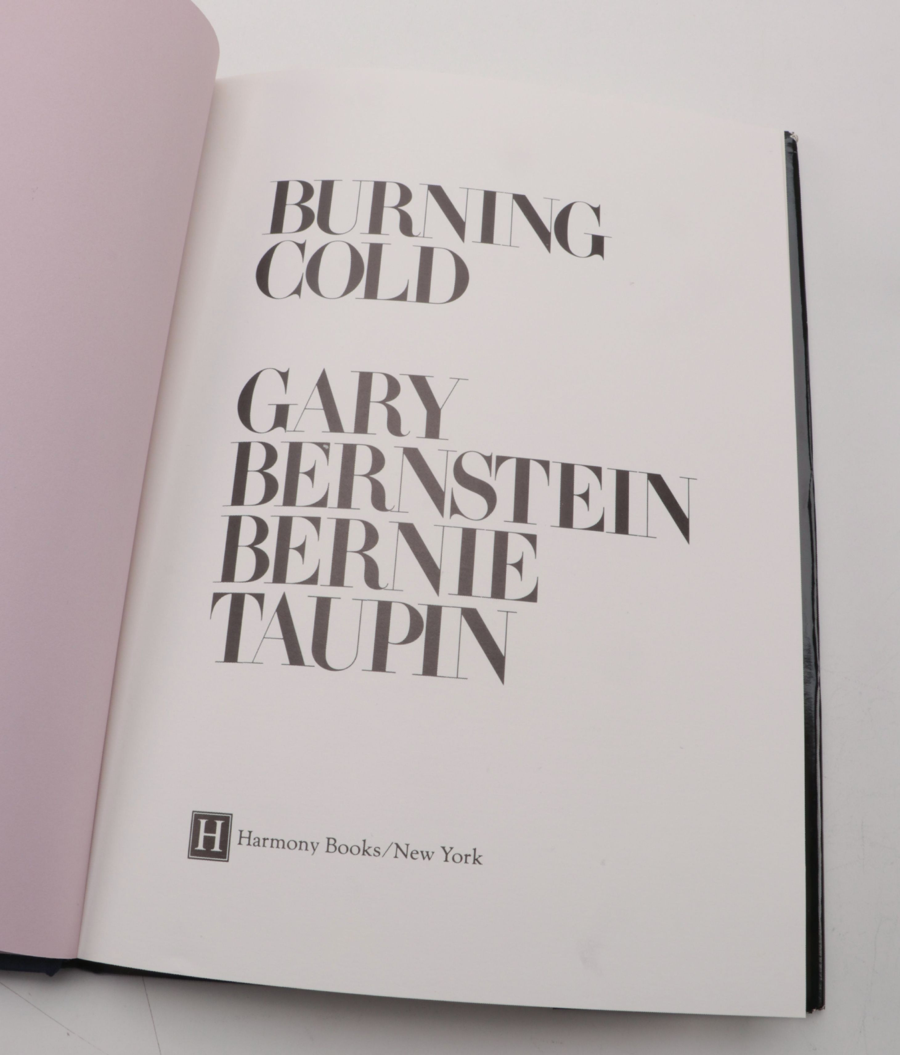 First Edition "Burning Cold" by Gary Bernstein with More Photography Books