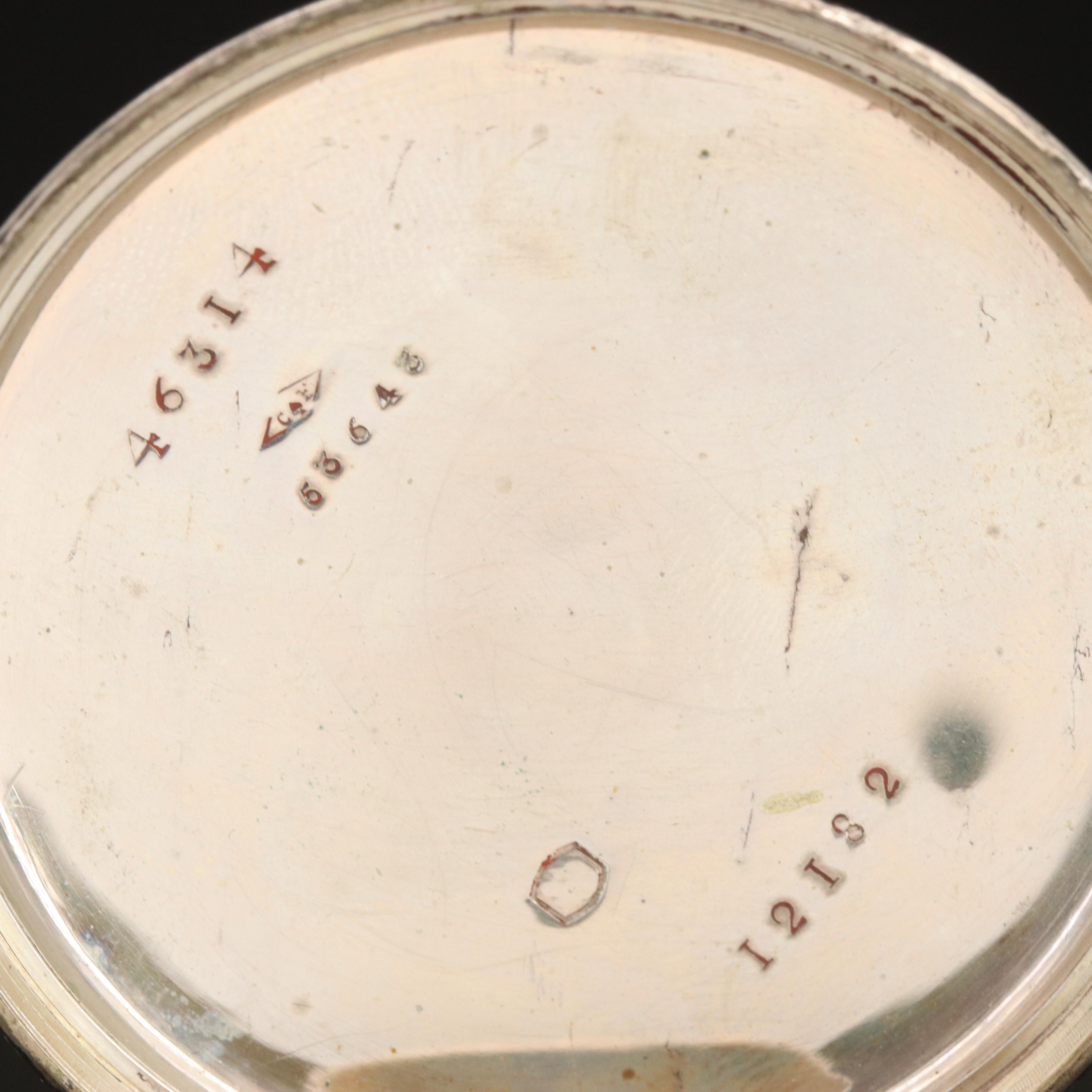 Vintage Unusual Dial French Pocket Watch