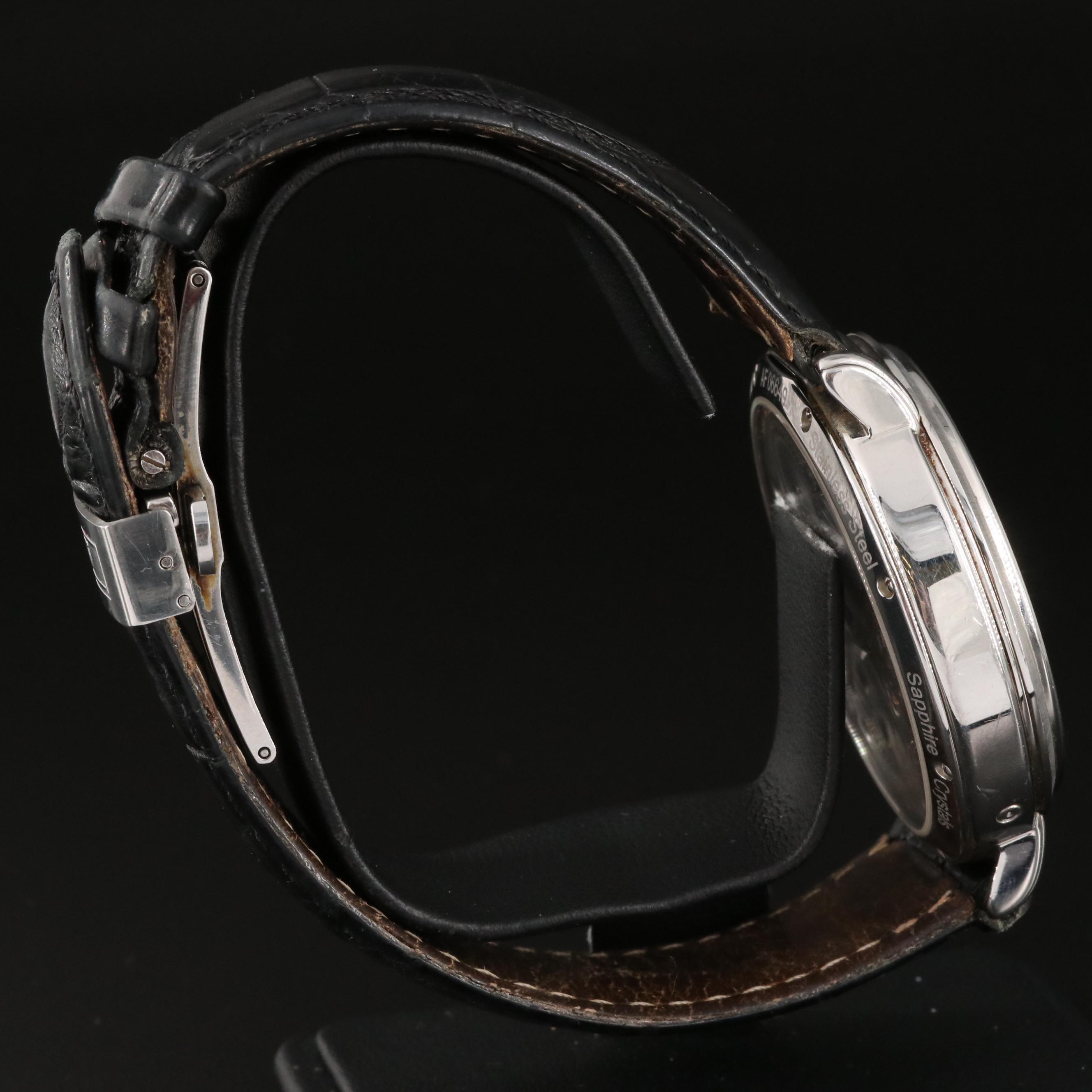 Maurice Lacroix Calendrier Retrograde Stainless Steel Watch