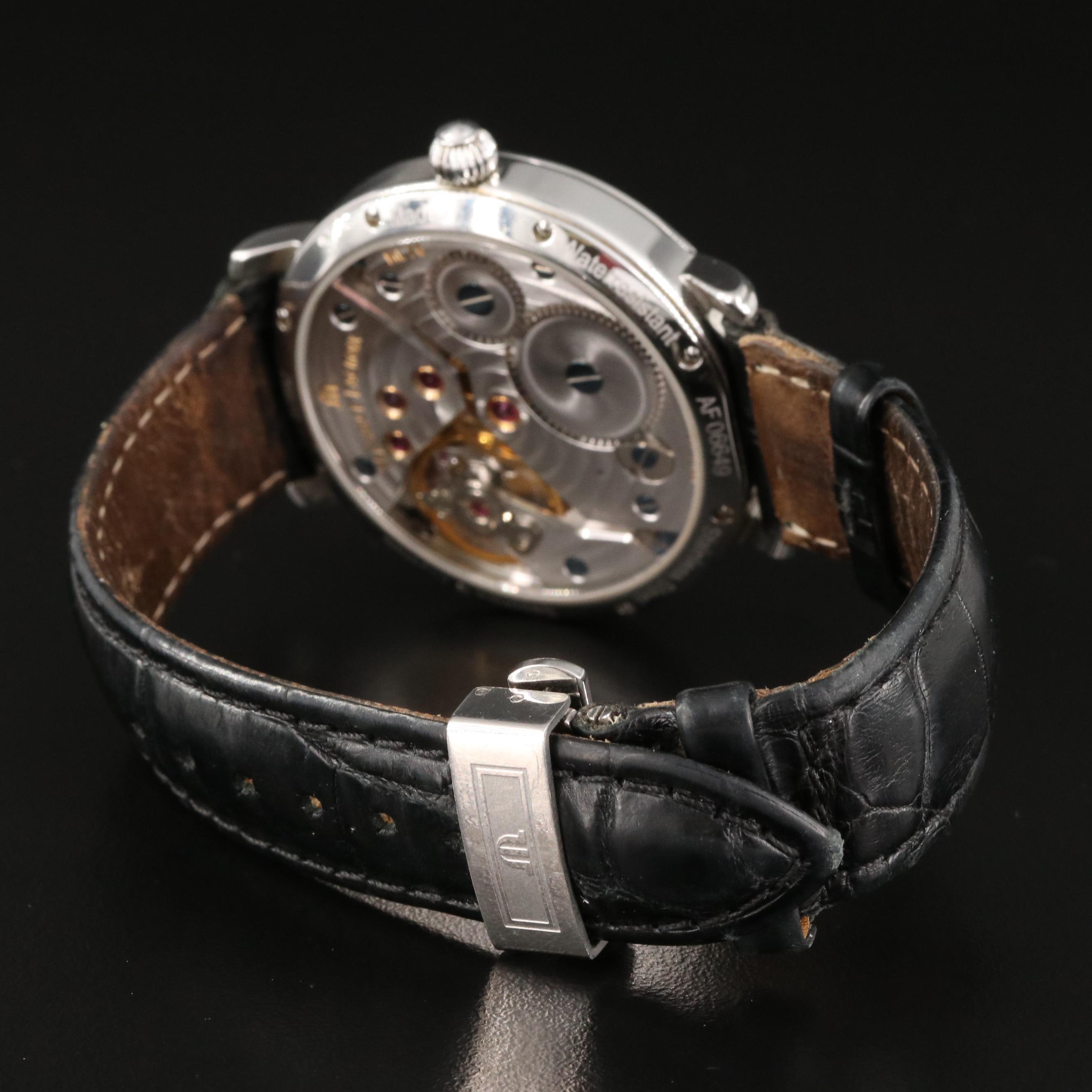 Maurice Lacroix Calendrier Retrograde Stainless Steel Watch