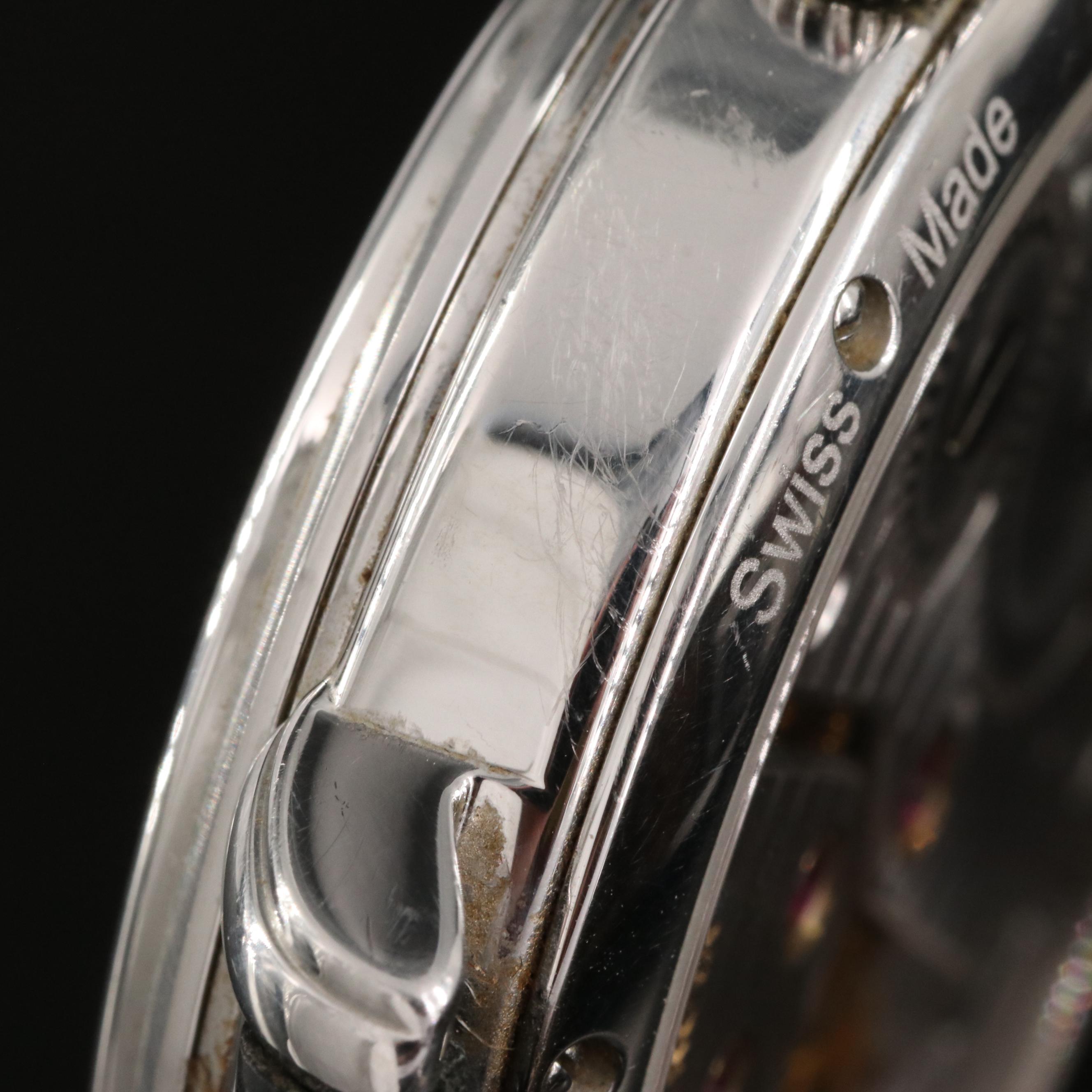 Maurice Lacroix Calendrier Retrograde Stainless Steel Watch