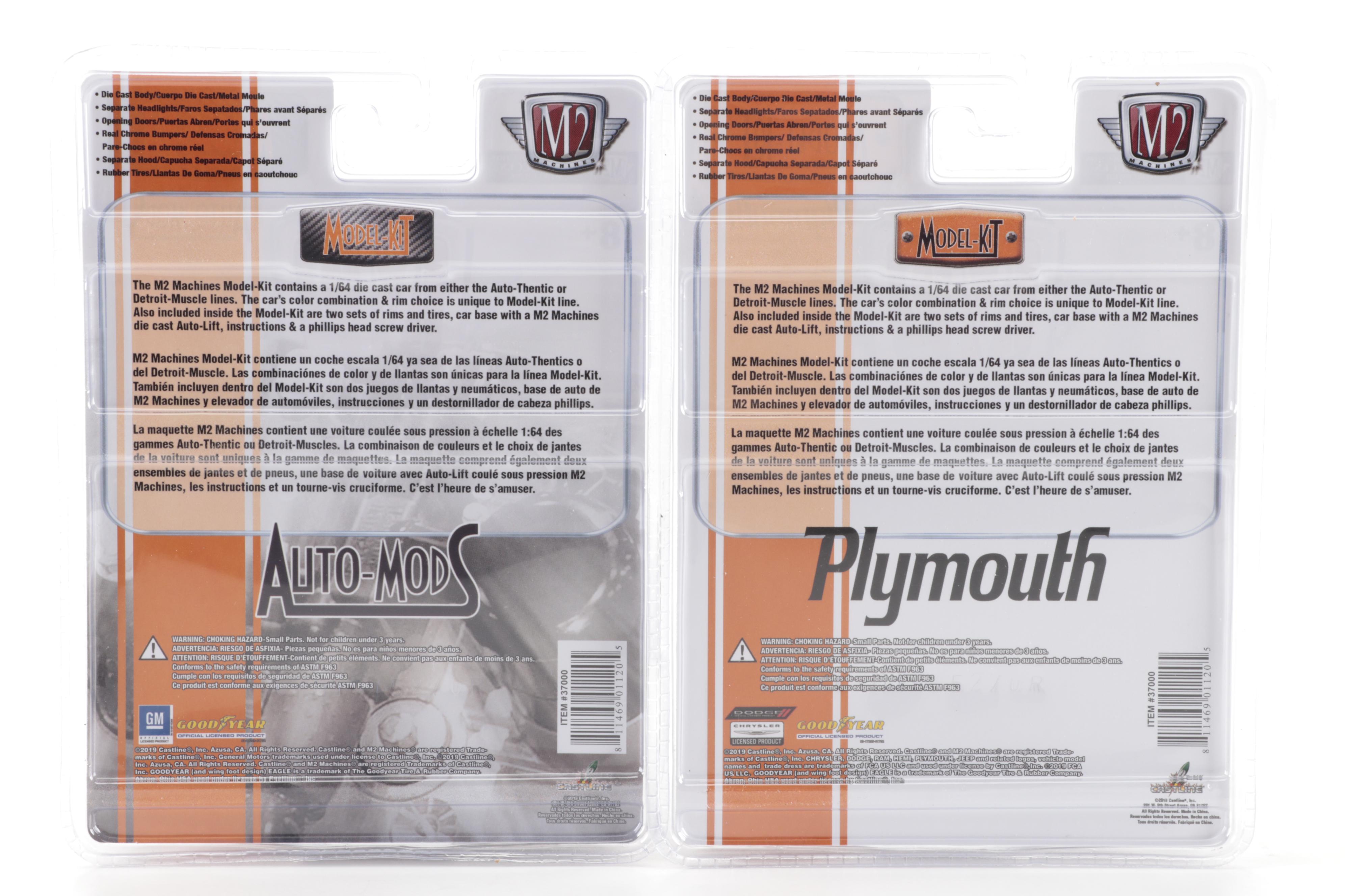 M2 Machines Model-Kit Series 1:64 Scale Cars, 2010s