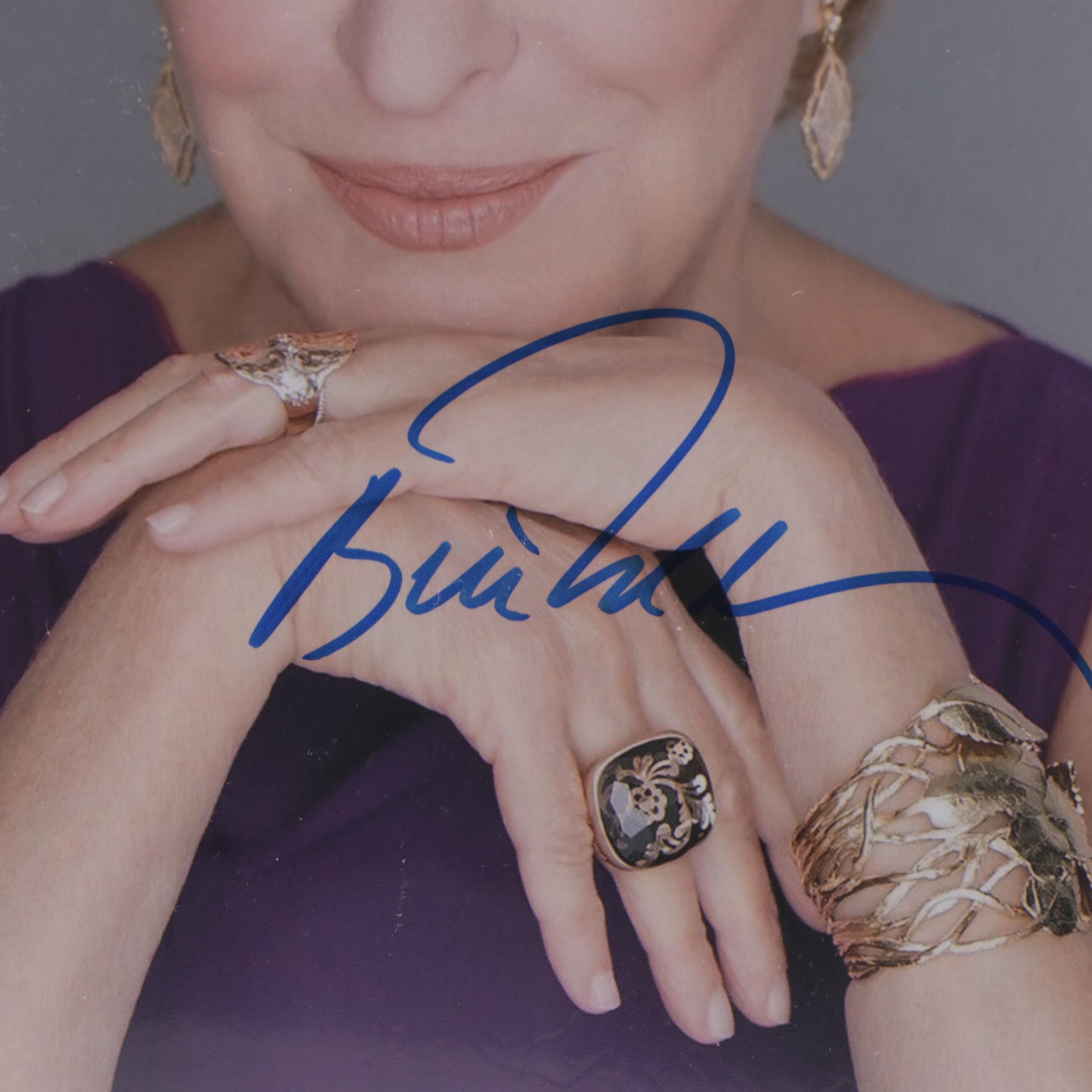 Bette Midler "Divine Miss M" Signed Singer and Actress Publicity Print, COA