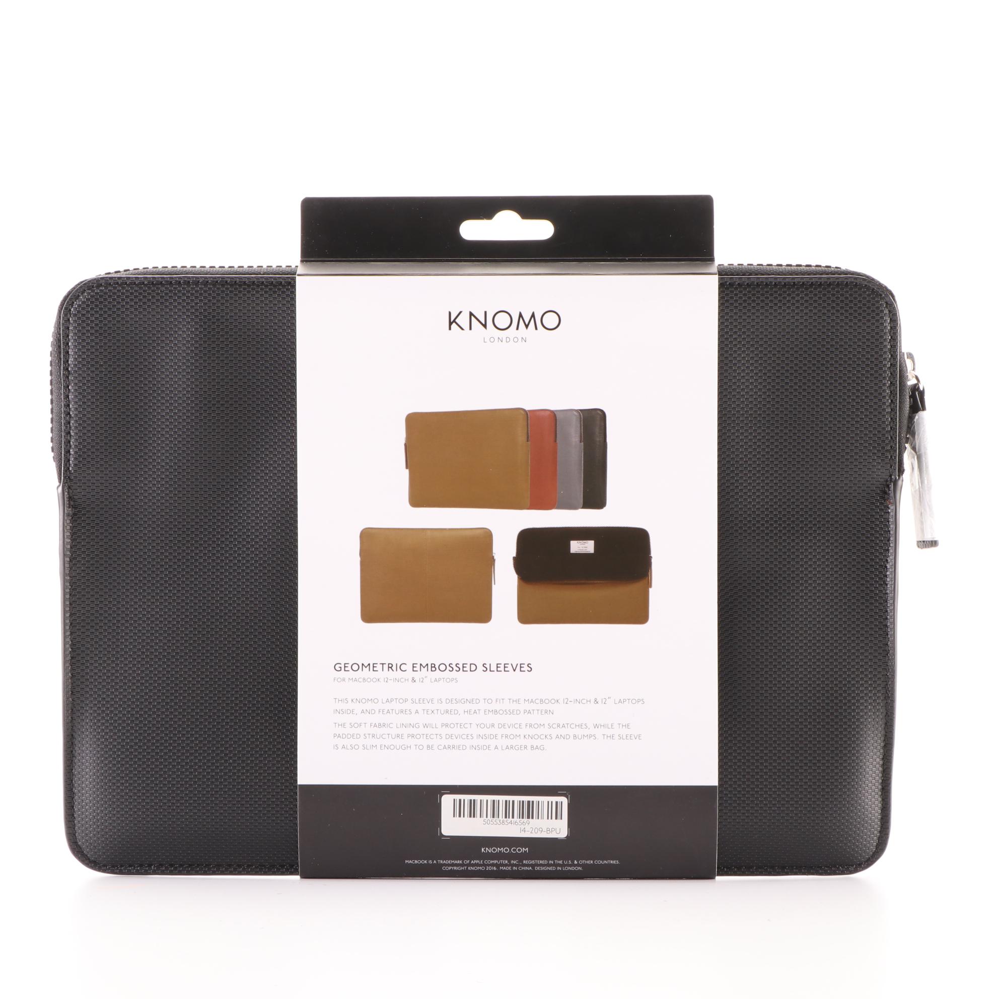 Knomo Harpsden Backpack and Embossed Tech Sleeve