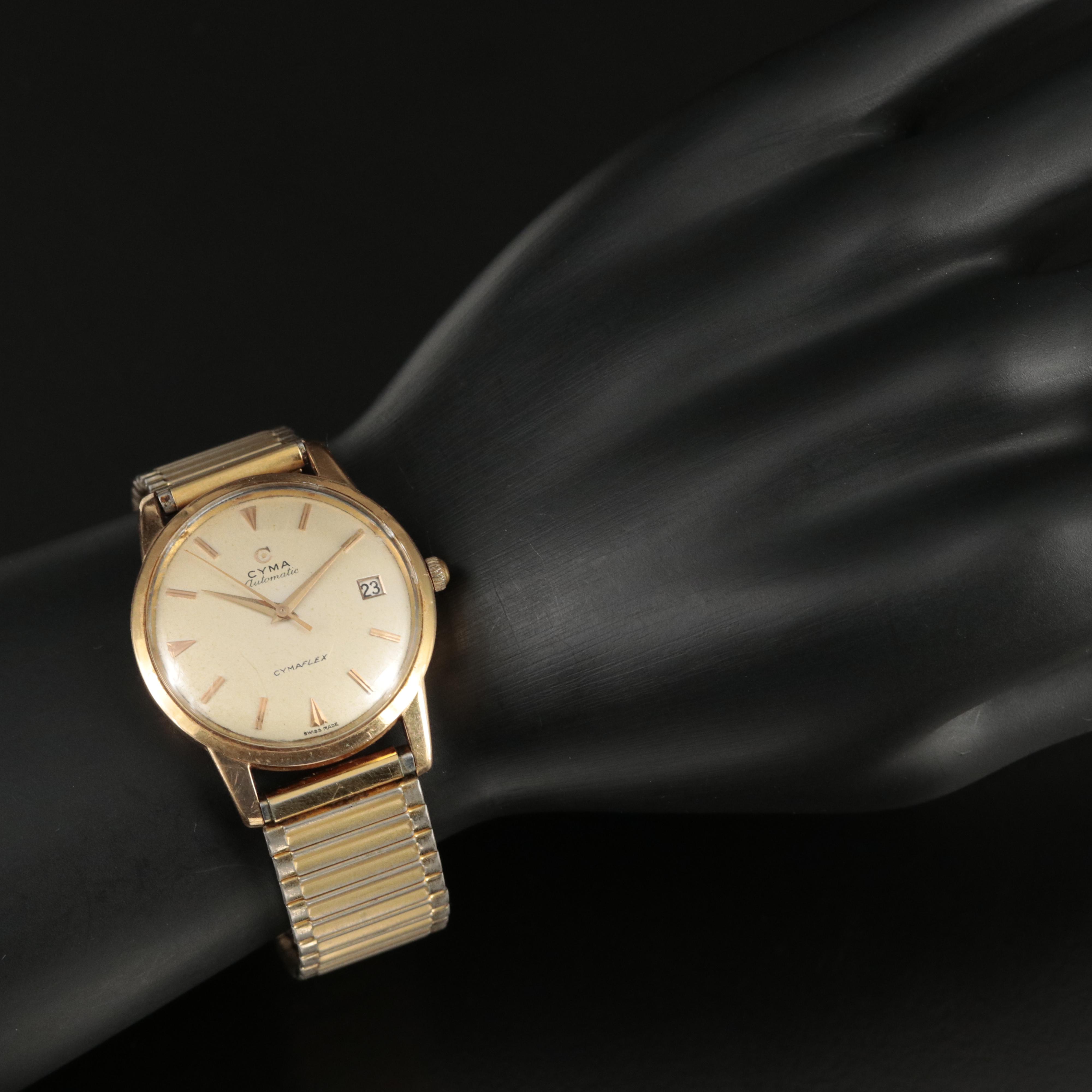 18K Cyma Cymaflex Automatic Watch