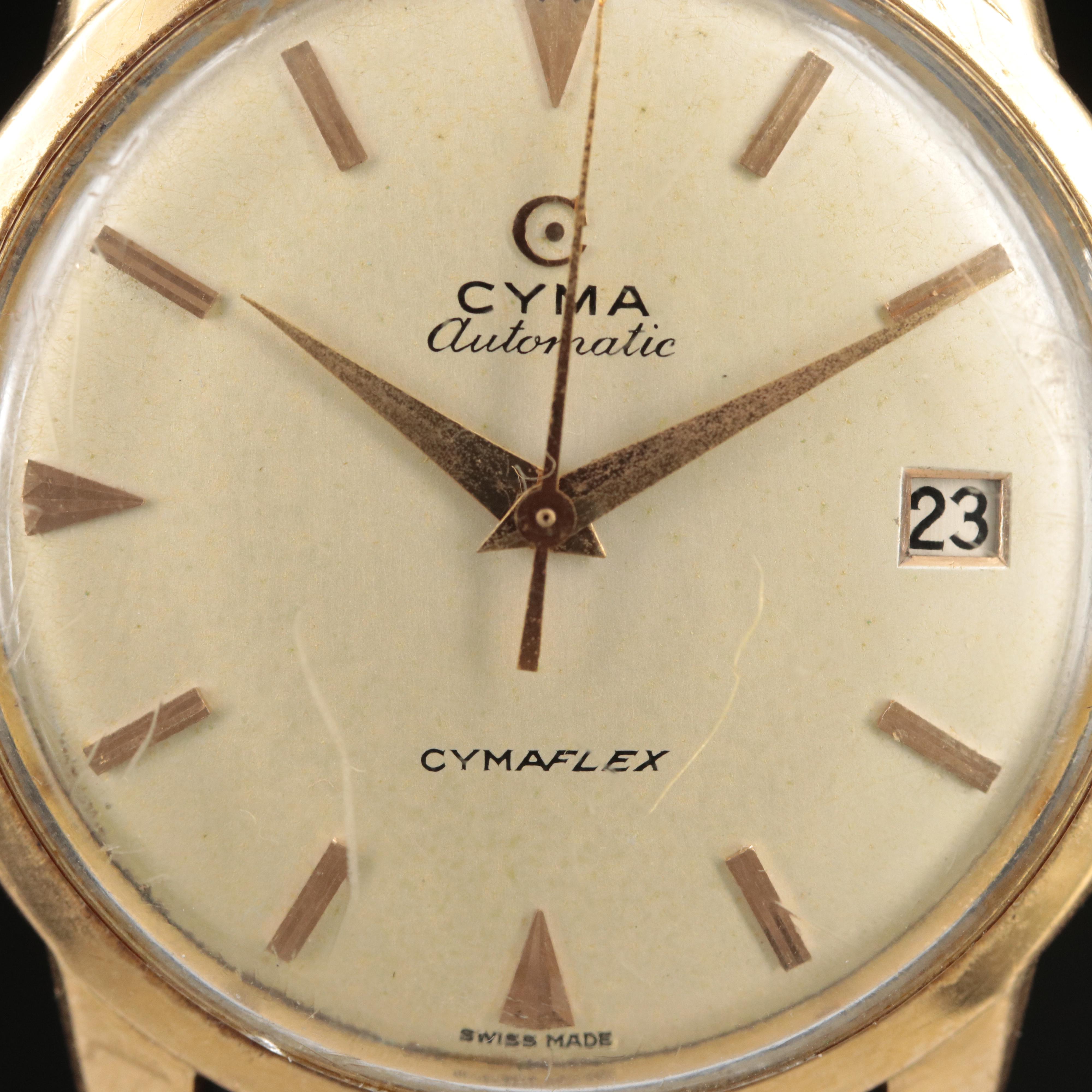 18K Cyma Cymaflex Automatic Watch