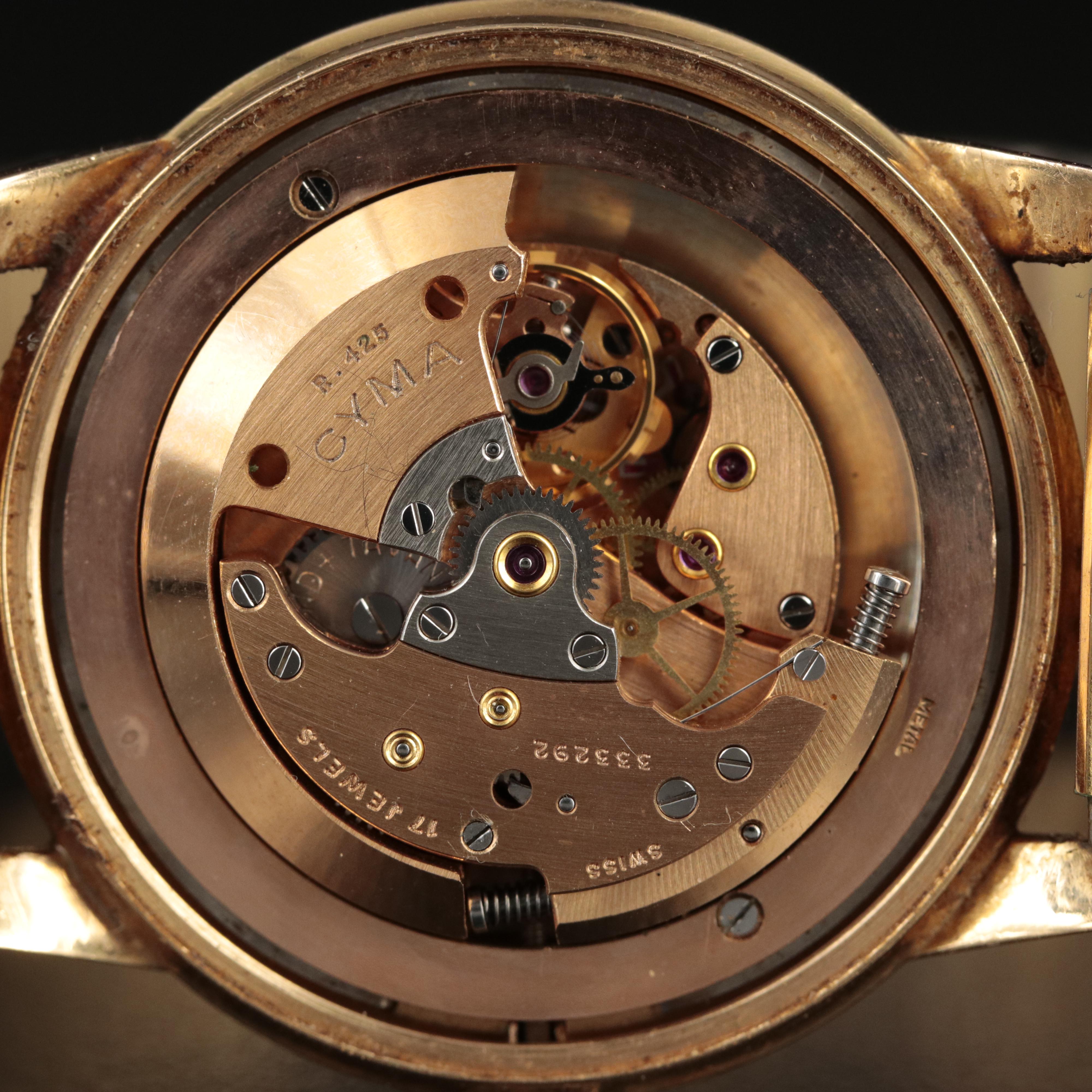 18K Cyma Cymaflex Automatic Watch