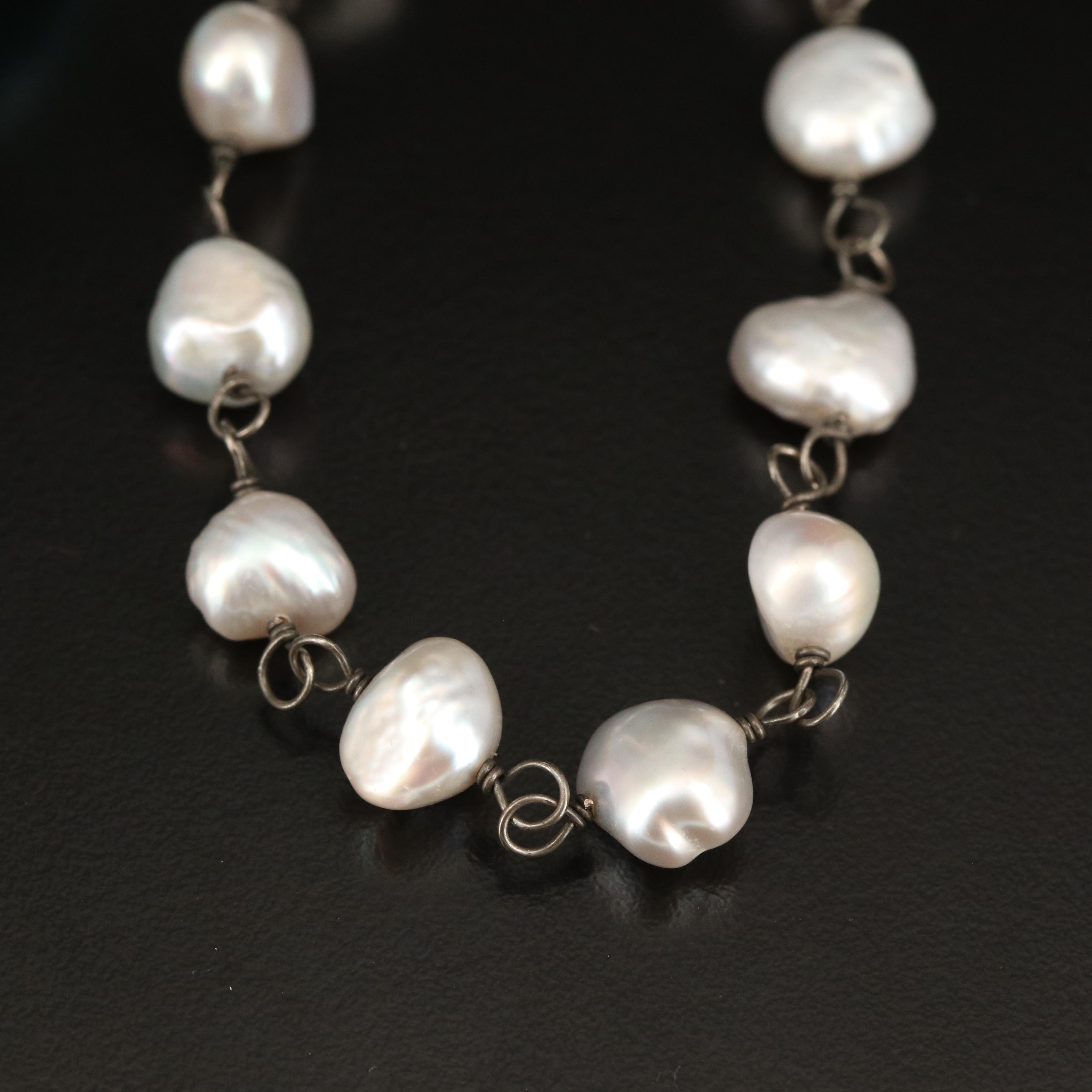 Necklace Selection Featuring Sterling, Silpada and Pearls