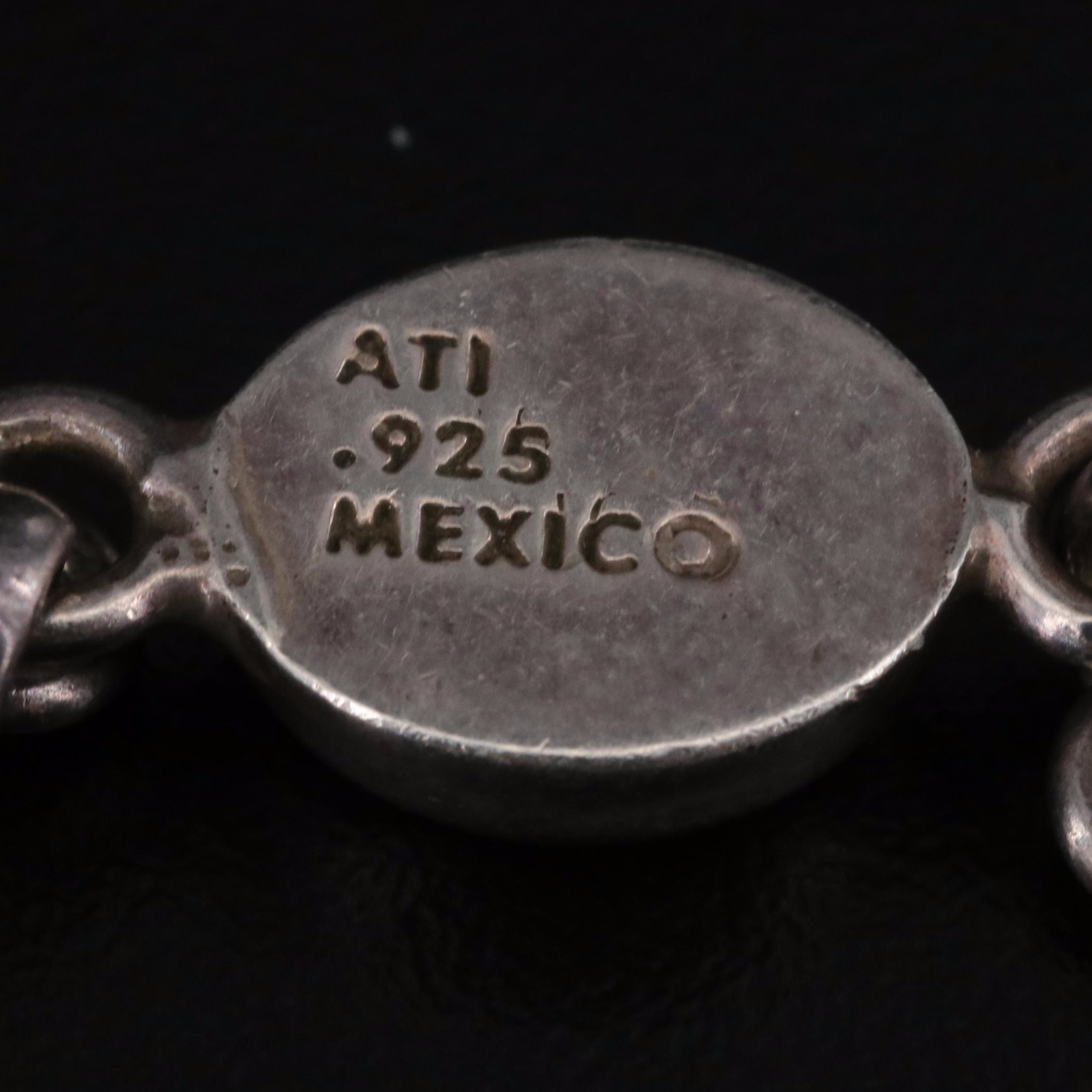 Sterling Bracelets Including Mexican, Faux Turquoise and Faux Coral