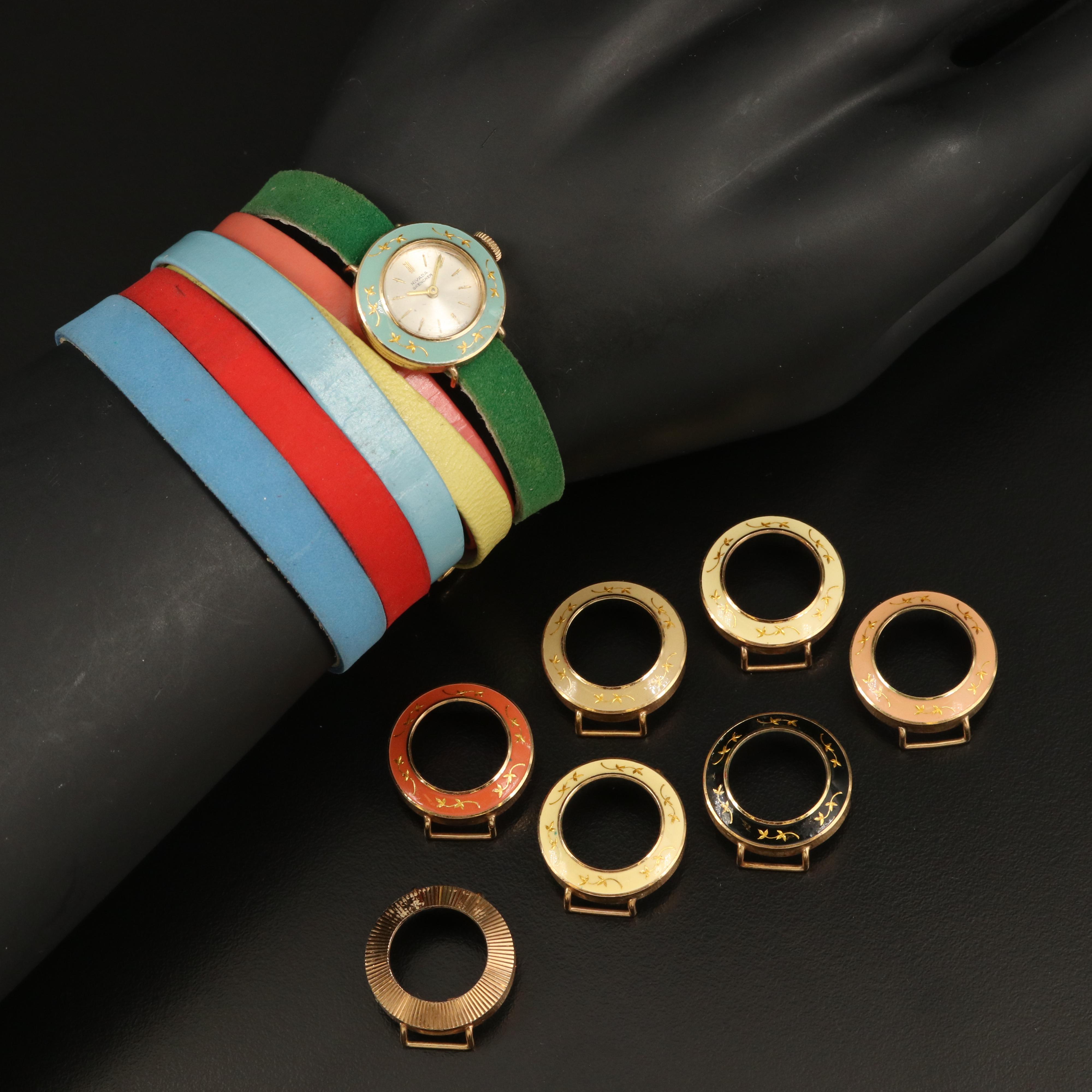 Nivada Watch with Interchangeable Bezel and Straps