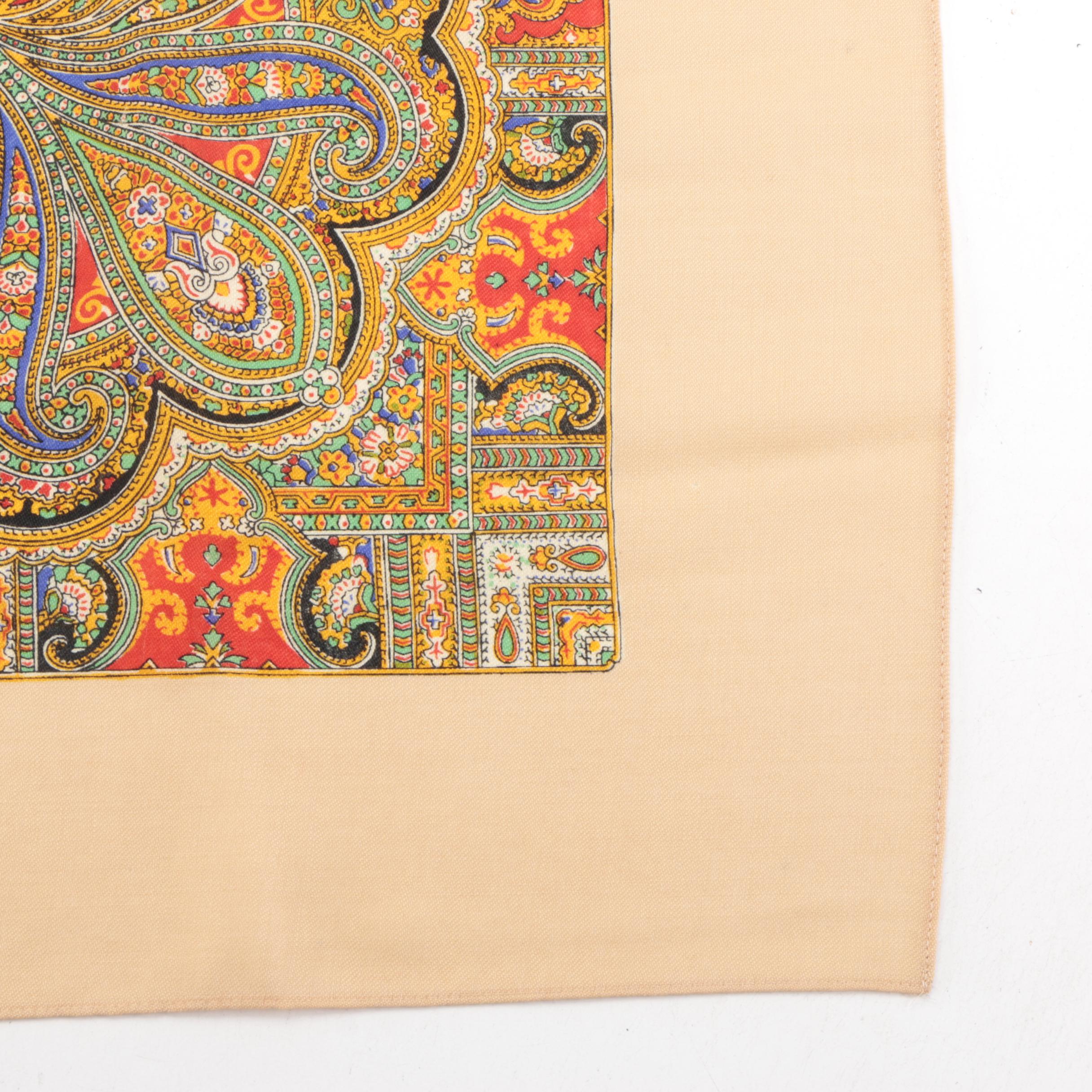 J. Mico Sancho Paris Landmarks Scarf, Hand Blocked Wool Scarf and Other Scarf