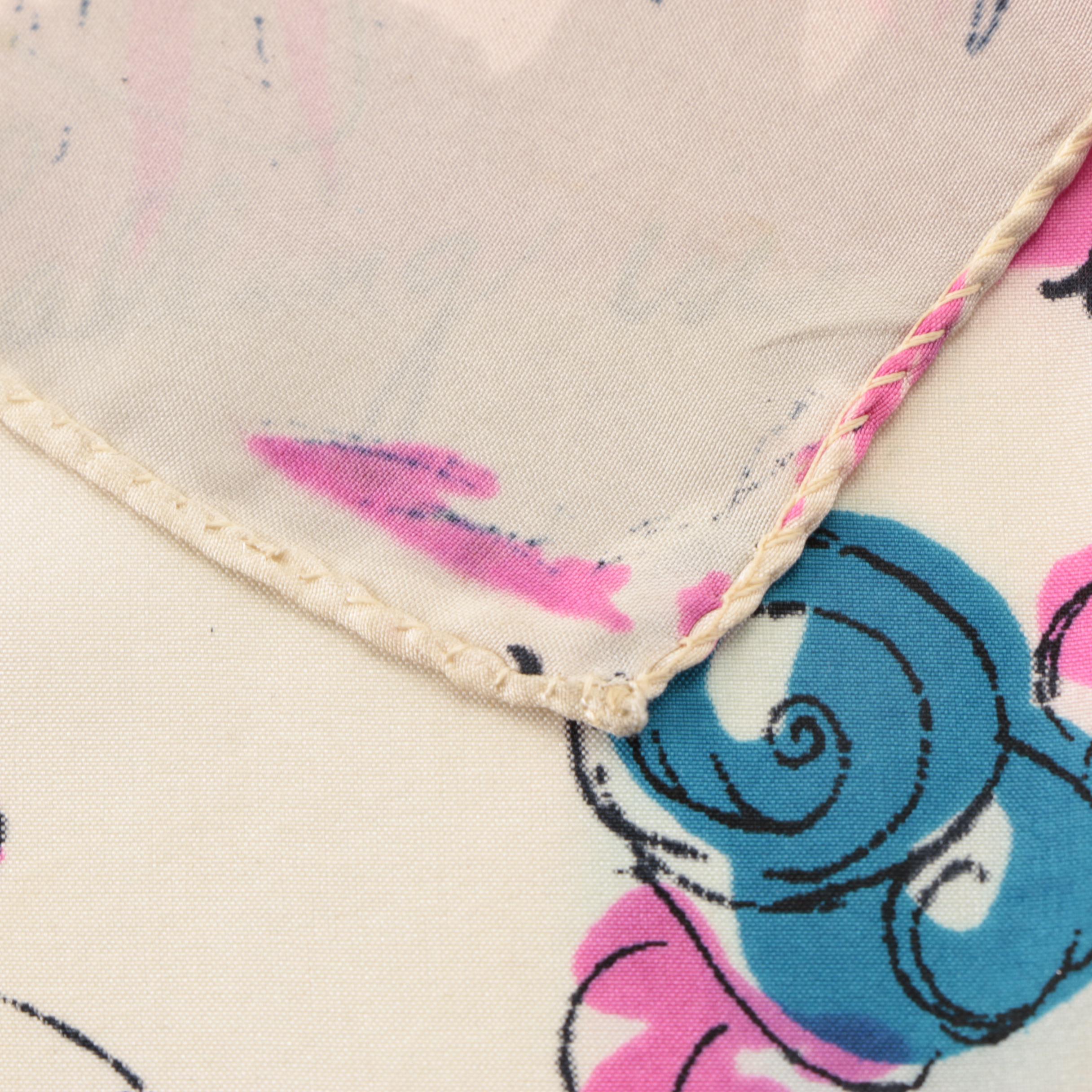 J. Mico Sancho Paris Landmarks Scarf, Hand Blocked Wool Scarf and Other Scarf