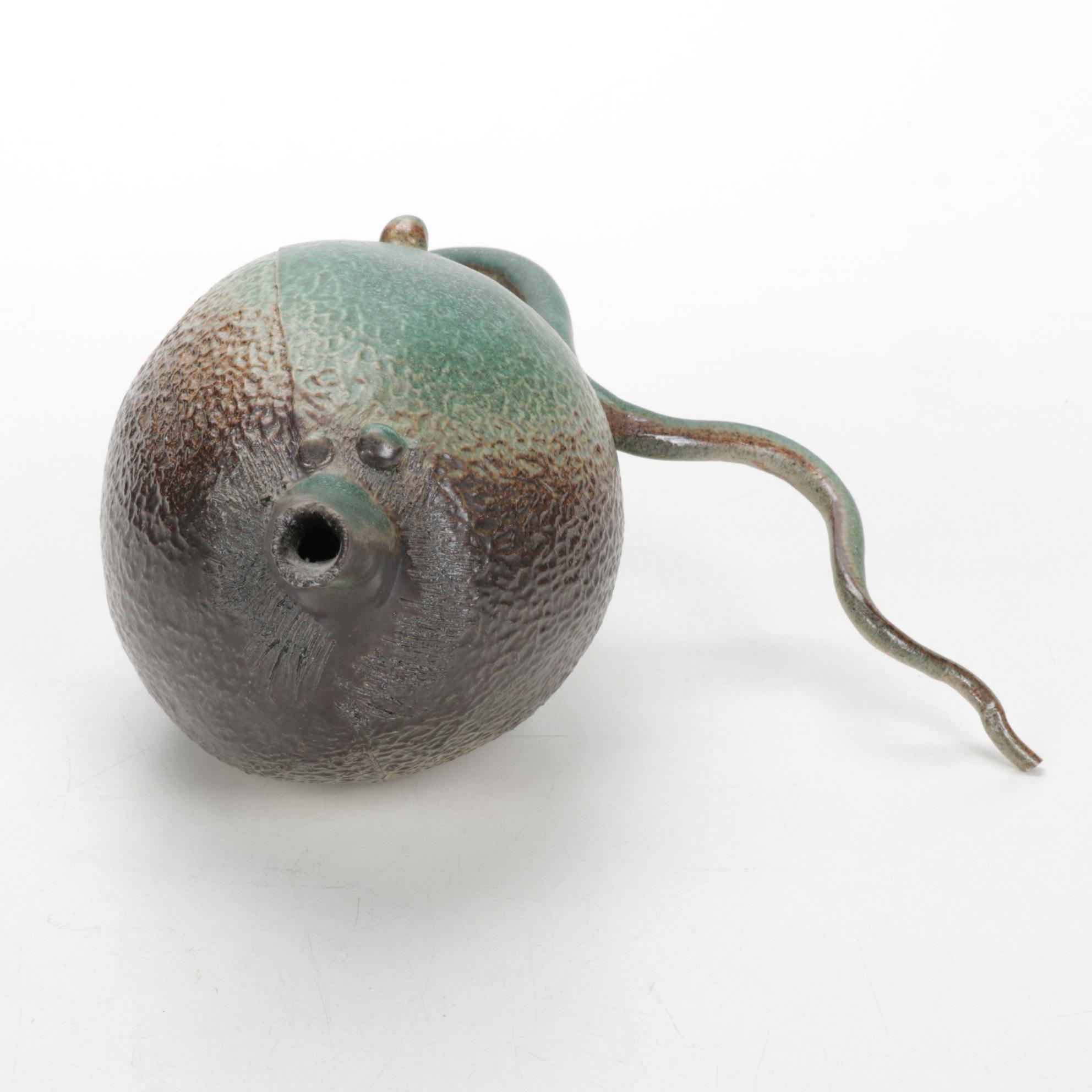 Ceramic Vase, Bowl and Xin Guo Sculpture