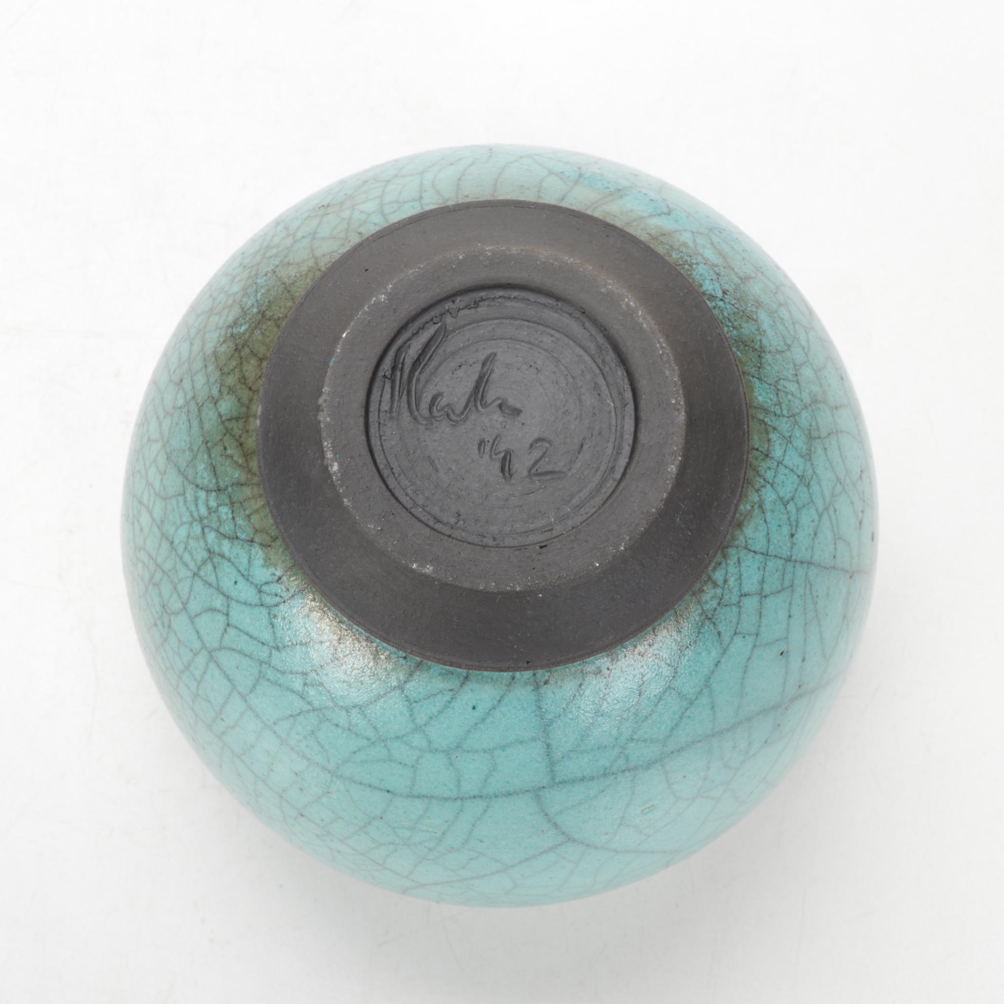 Ceramic Vase, Bowl and Xin Guo Sculpture