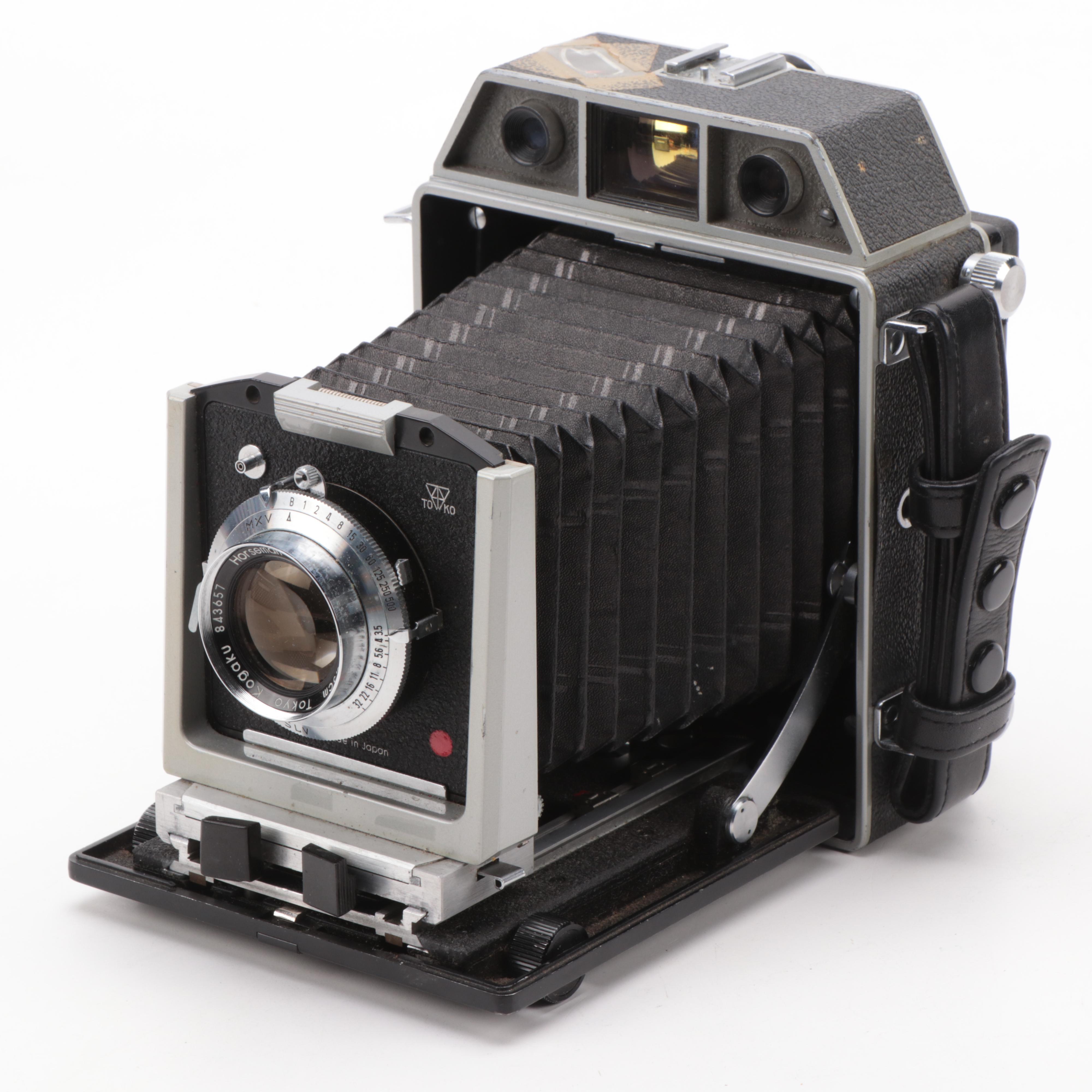 Tokyo Kogaku Kikai KK Horseman Press Camera with Lenses, Sheet Film Holders