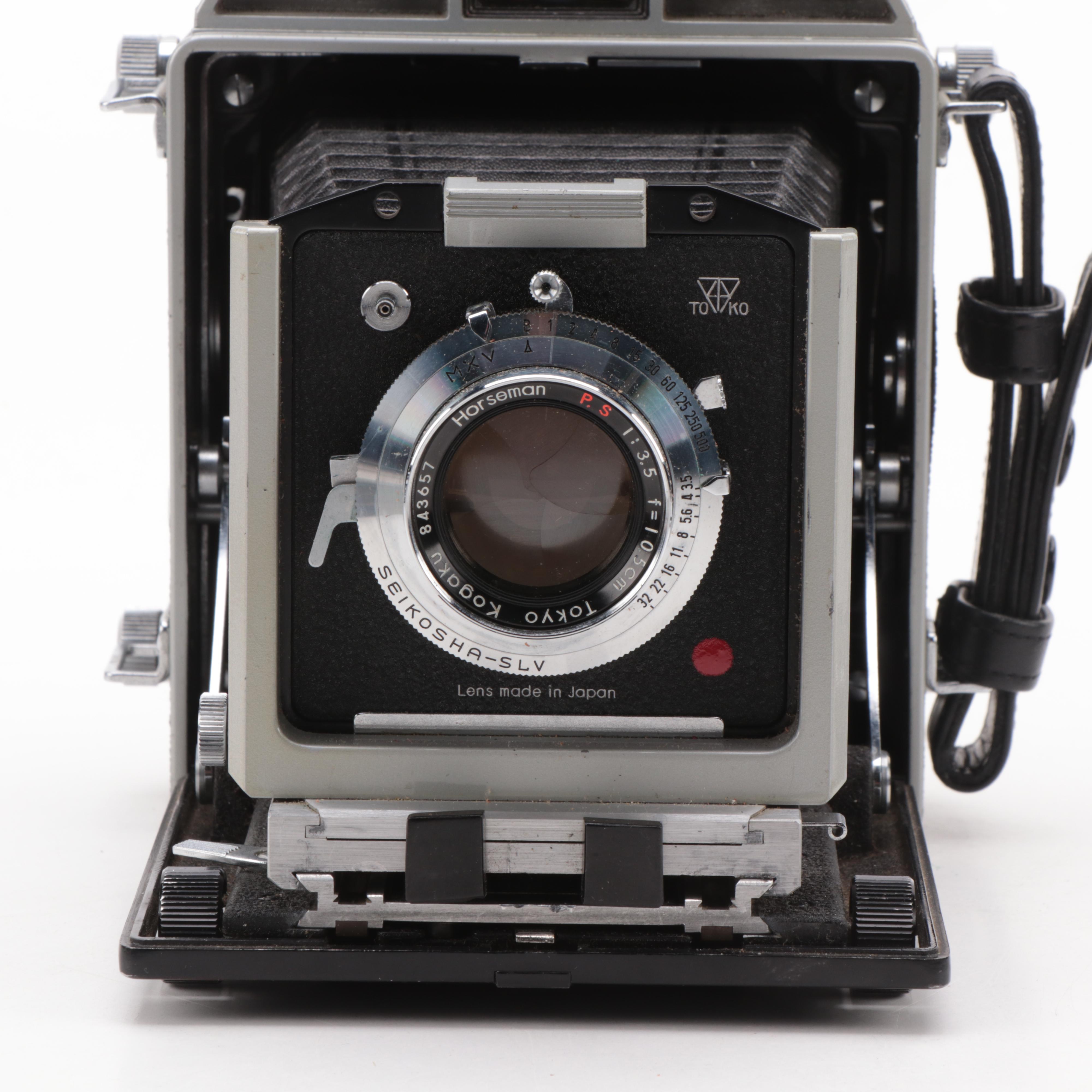 Tokyo Kogaku Kikai KK Horseman Press Camera with Lenses, Sheet Film Holders