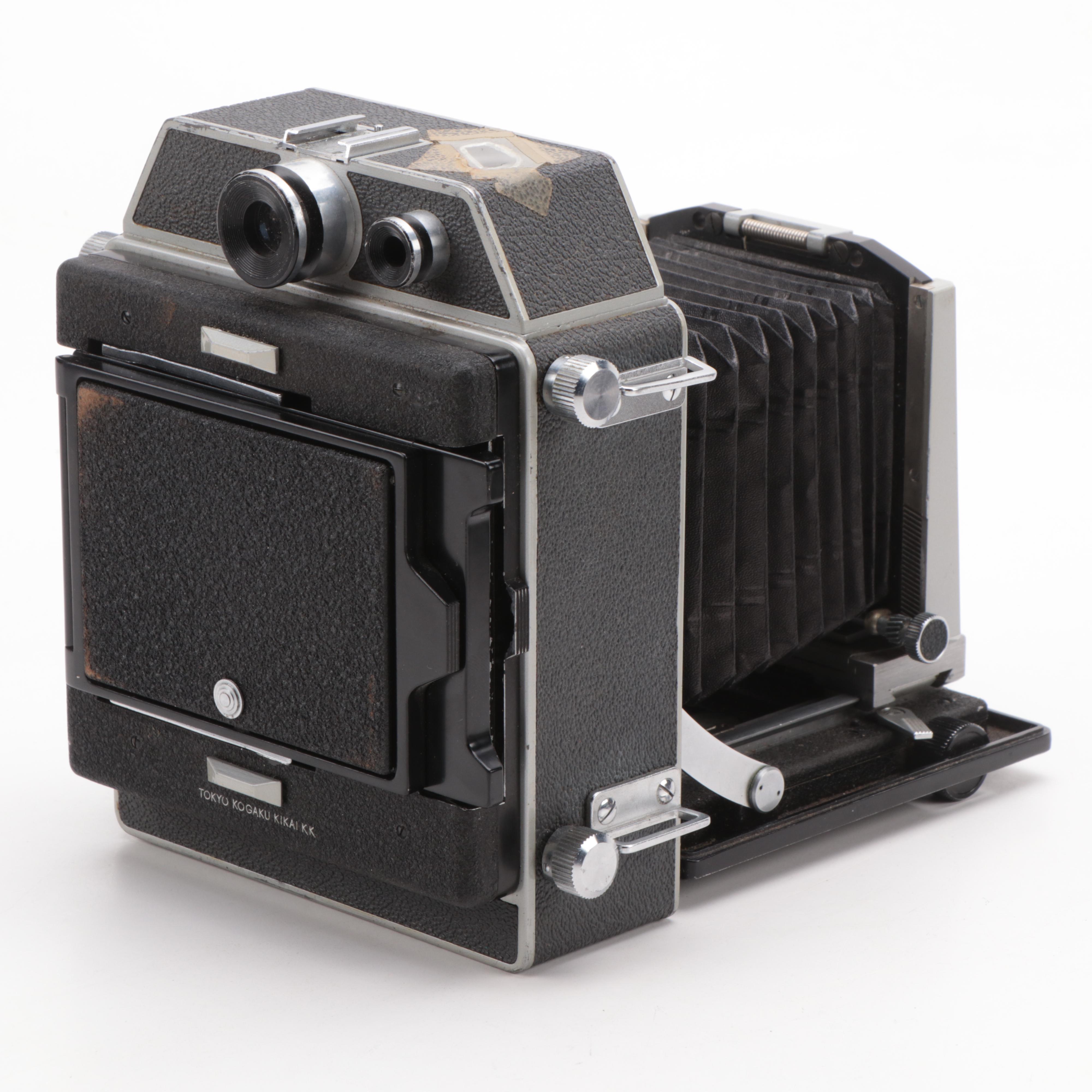 Tokyo Kogaku Kikai KK Horseman Press Camera with Lenses, Sheet Film Holders