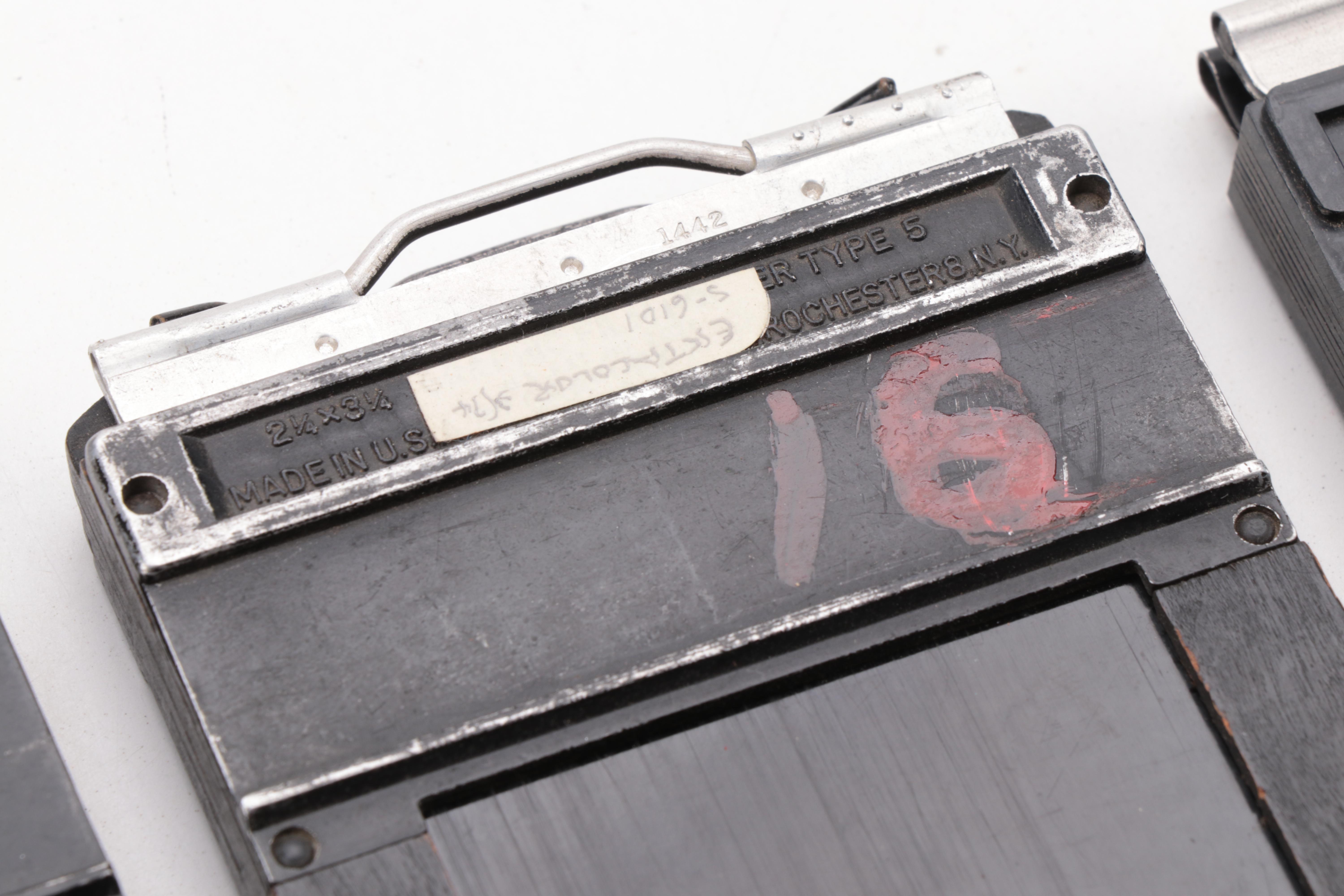 Tokyo Kogaku Kikai KK Horseman Press Camera with Lenses, Sheet Film Holders