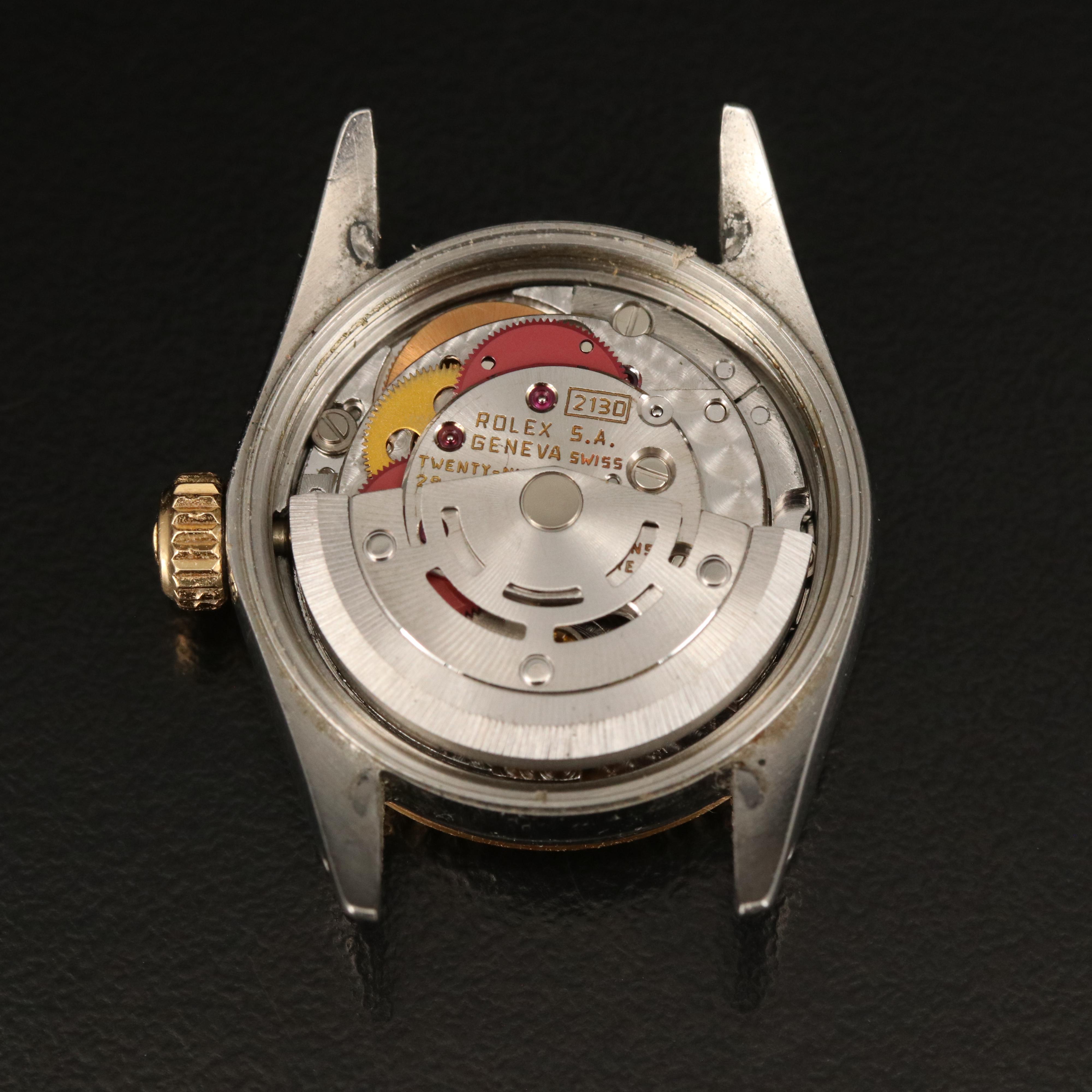 1986 Rolex Oyster Perpetual Stainless Steel and 18K Watch