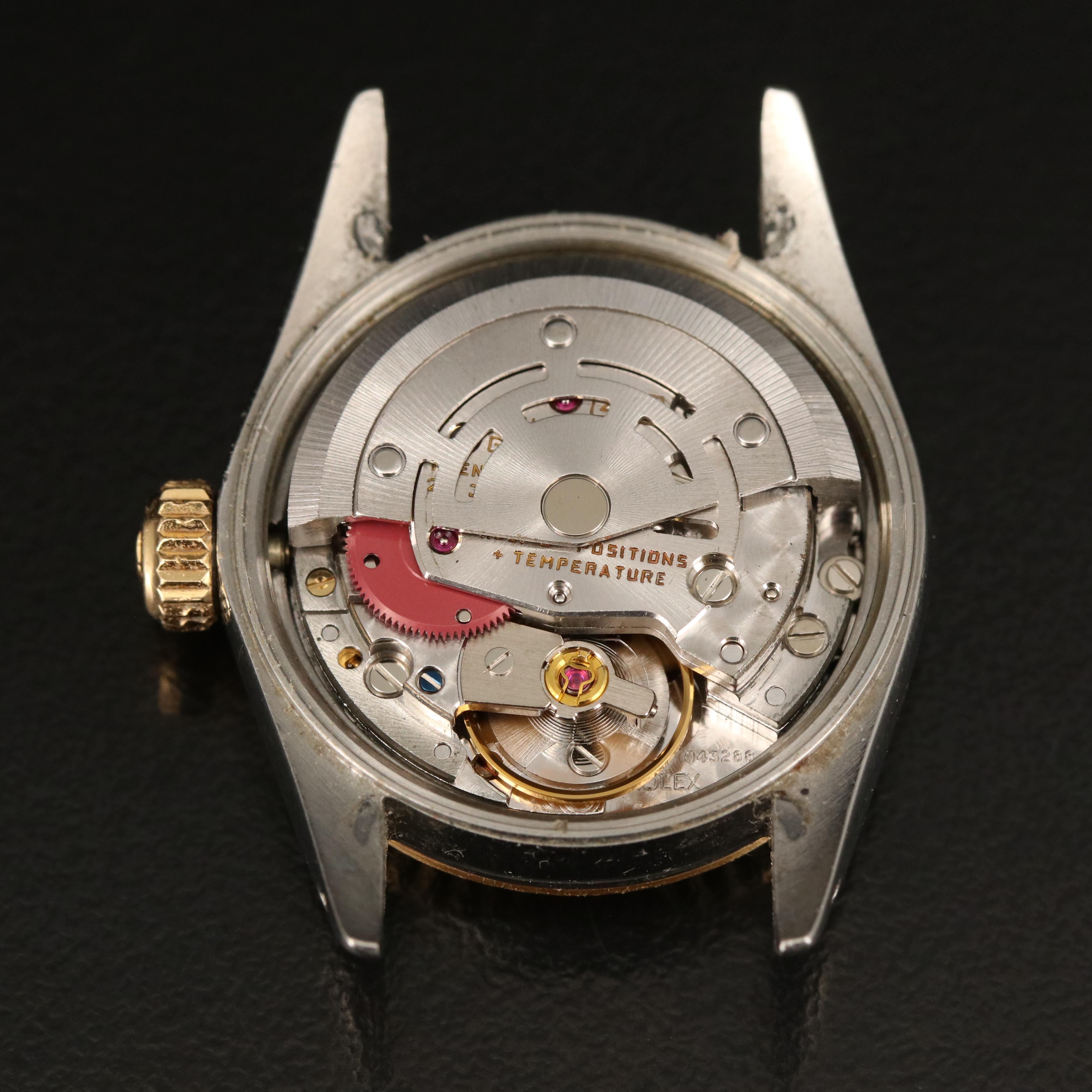 1986 Rolex Oyster Perpetual Stainless Steel and 18K Watch