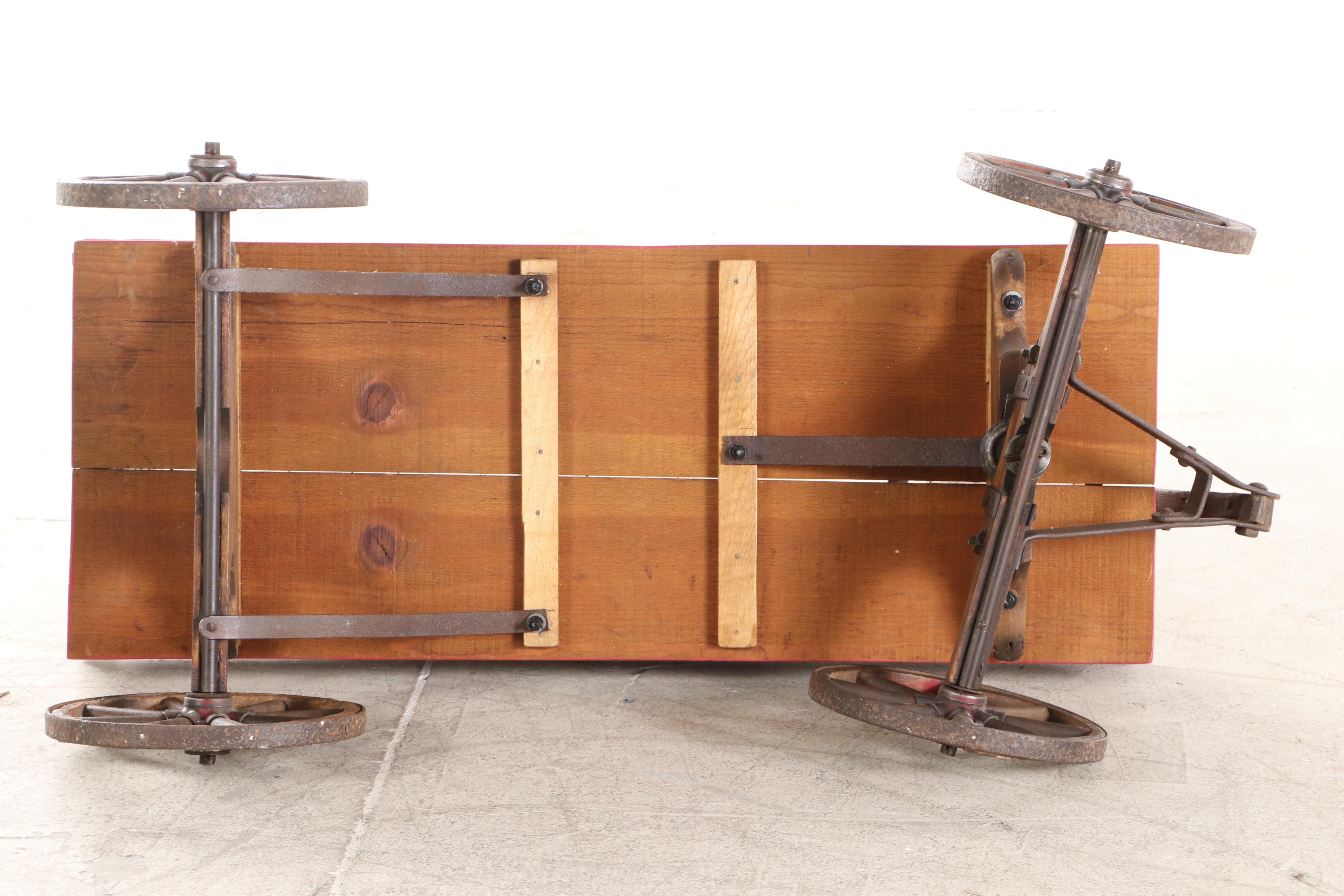 Wagner Mfg. Co. Daisy Coaster Wood Wagon, Early 20th Century