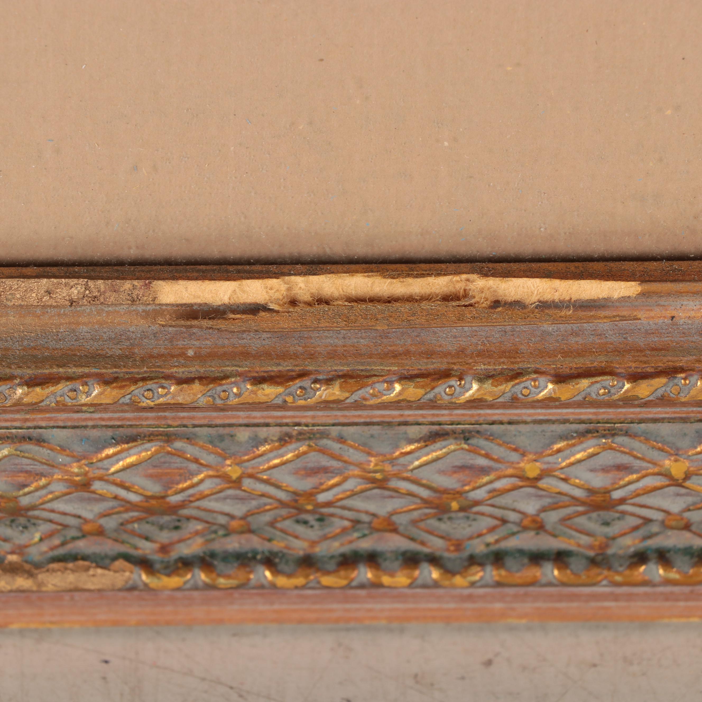 Franz Xaver Wolf Color Etching of Venice Harbor Scene