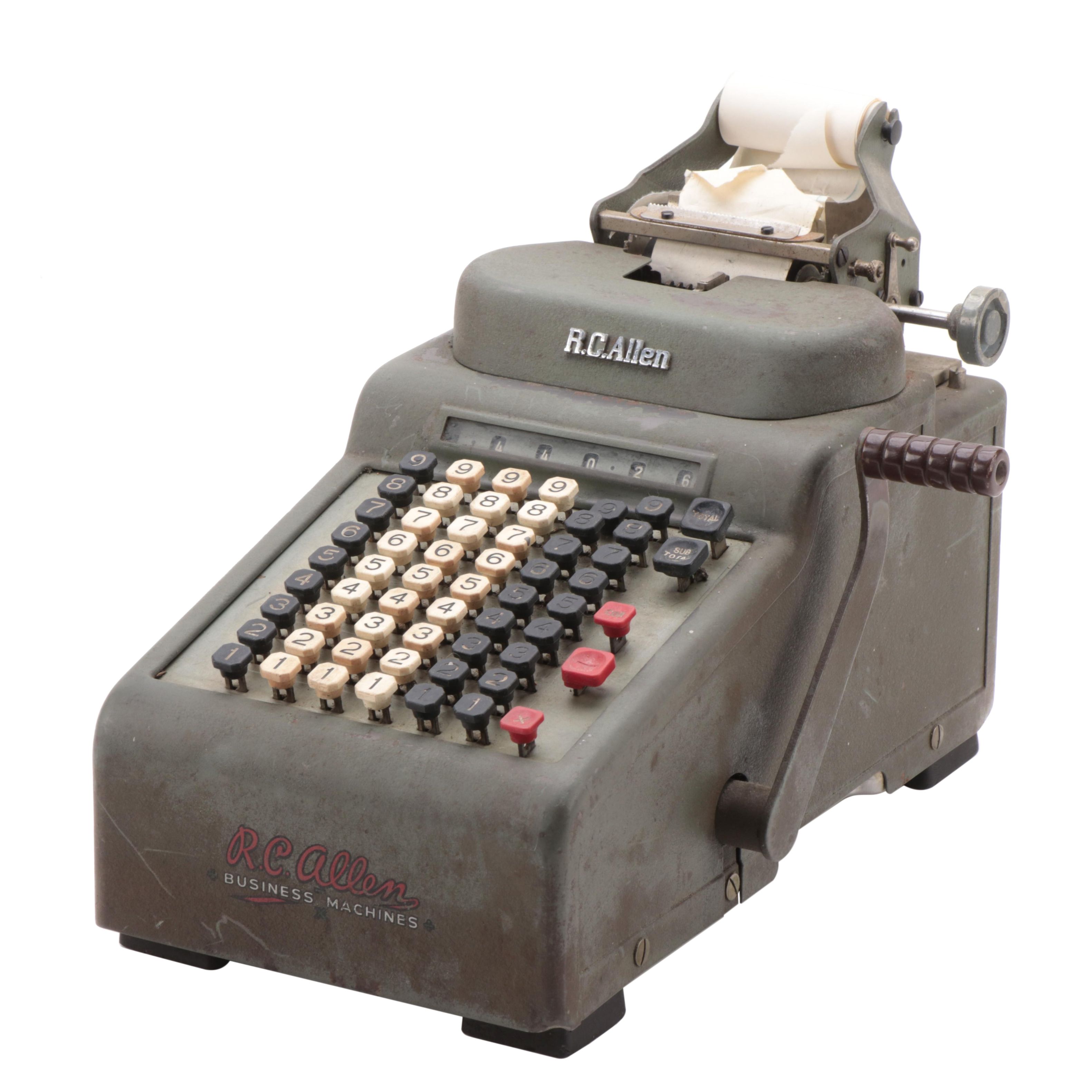R.C. Allen Adding Machine