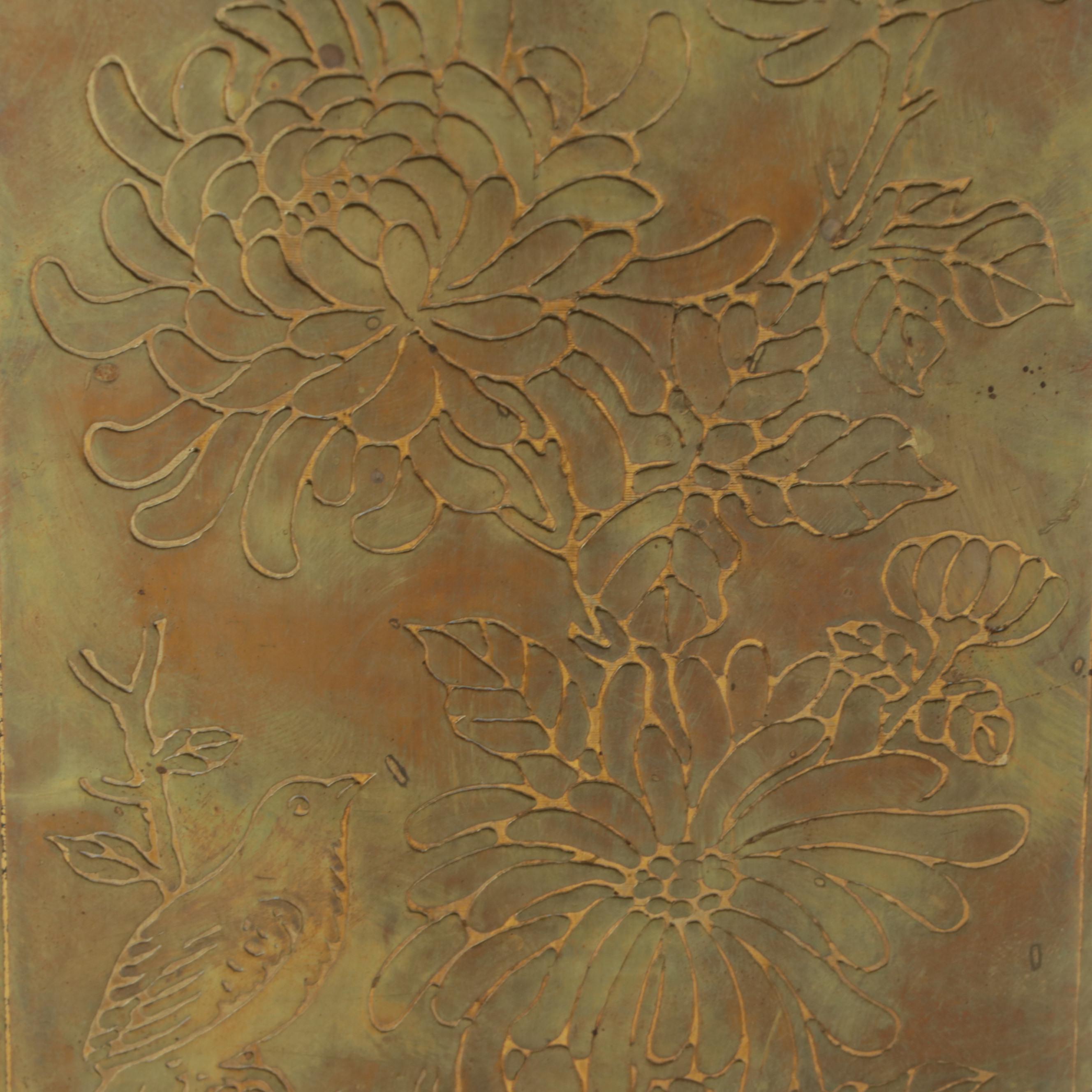 Turkish Brass Spice Grinder with Brass Tea Caddy, Ginger Jars and Cup