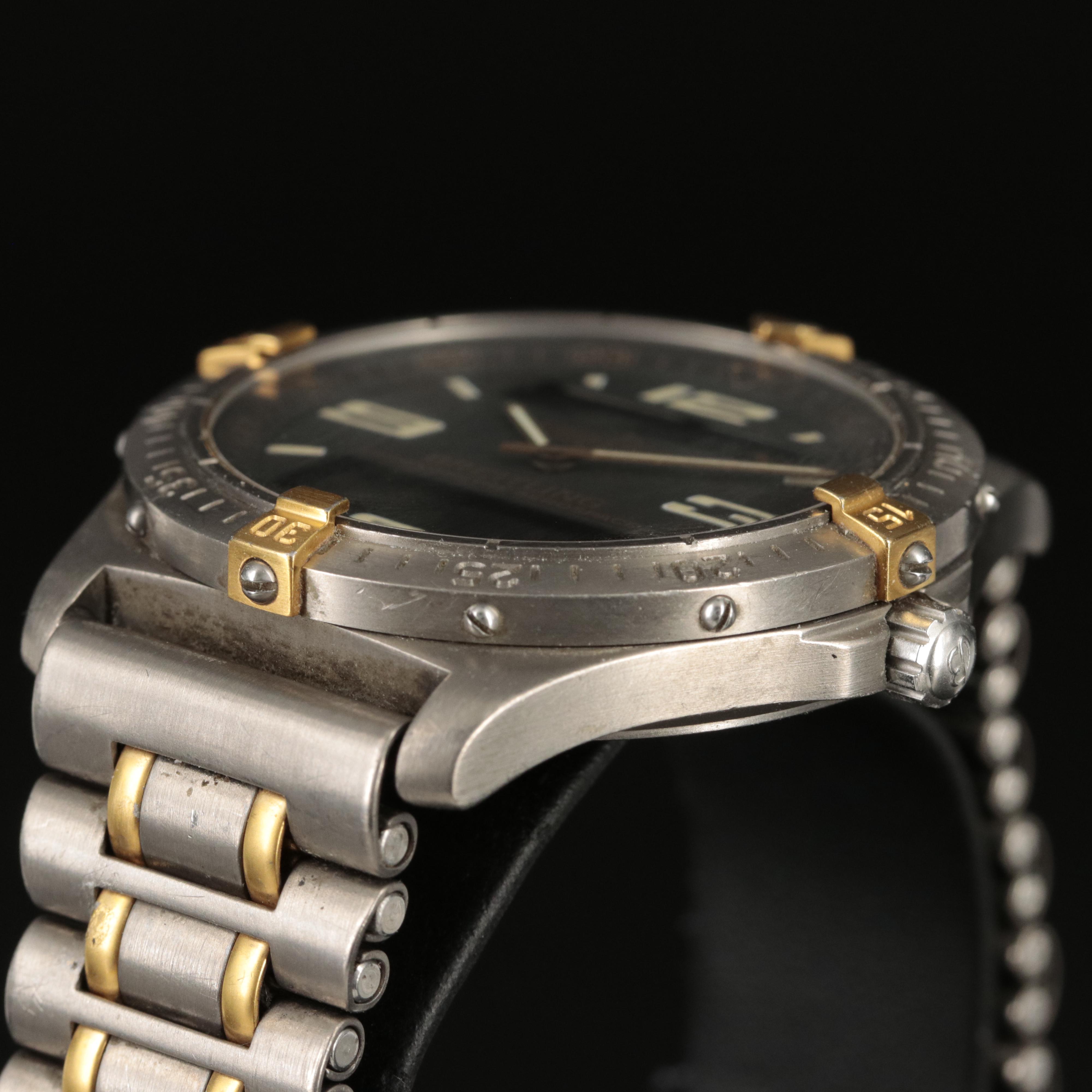 Breitling Aerospace Titanium and Gold Watch